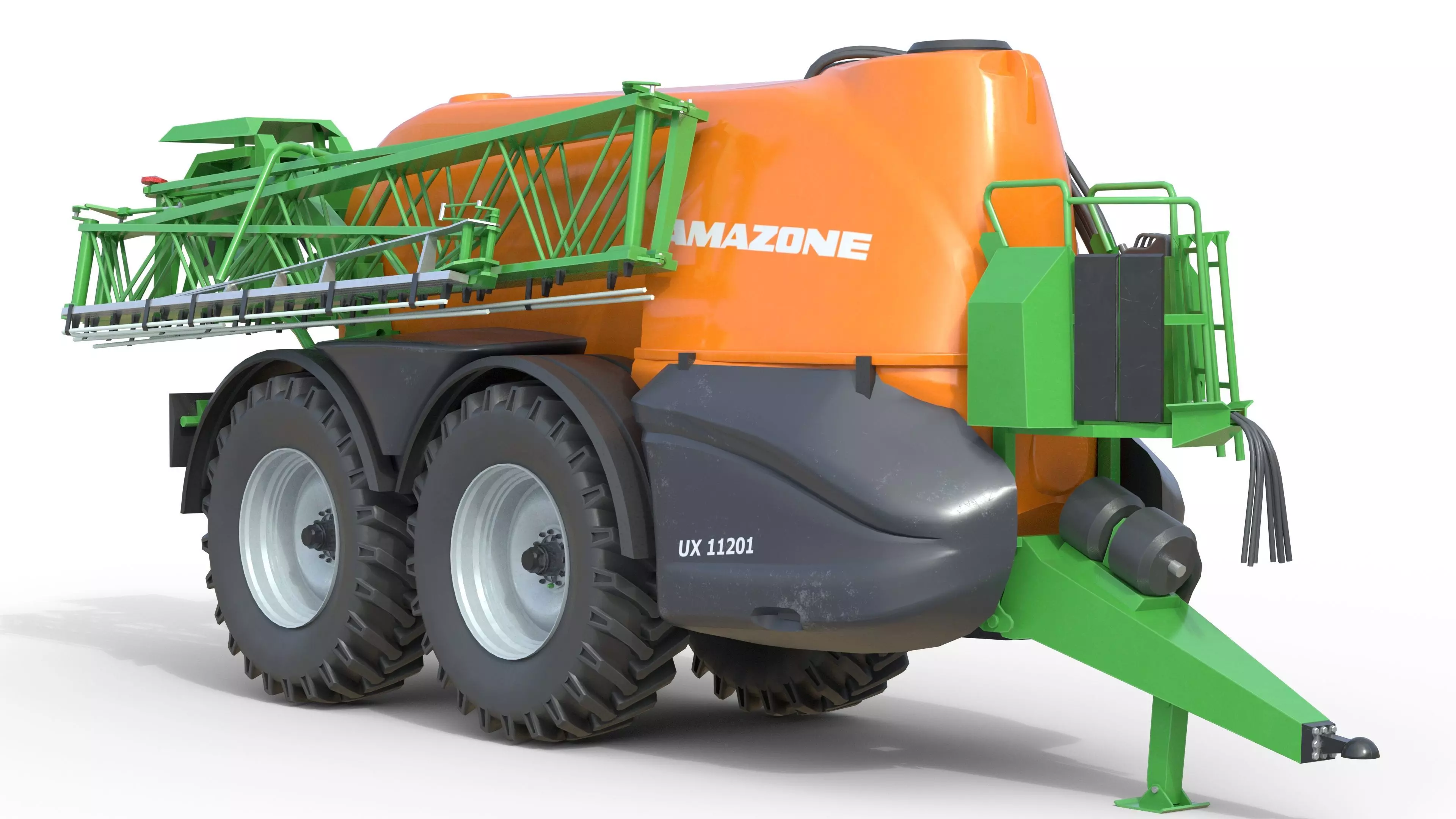 Amazone UX 11201 Trailed Field Sprayer Low-poly 3D model_3