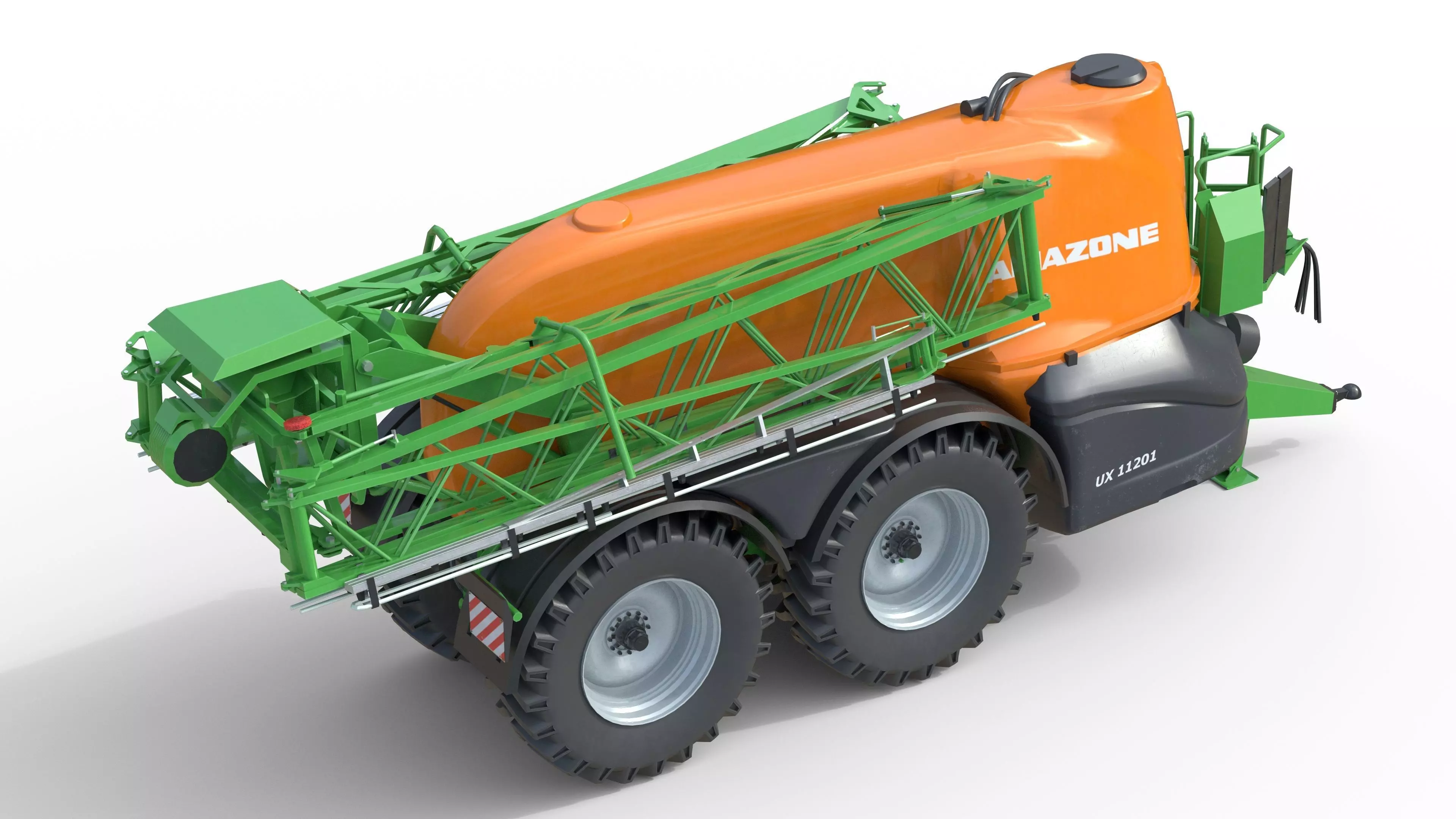 Amazone UX 11201 Trailed Field Sprayer Low-poly 3D model_2