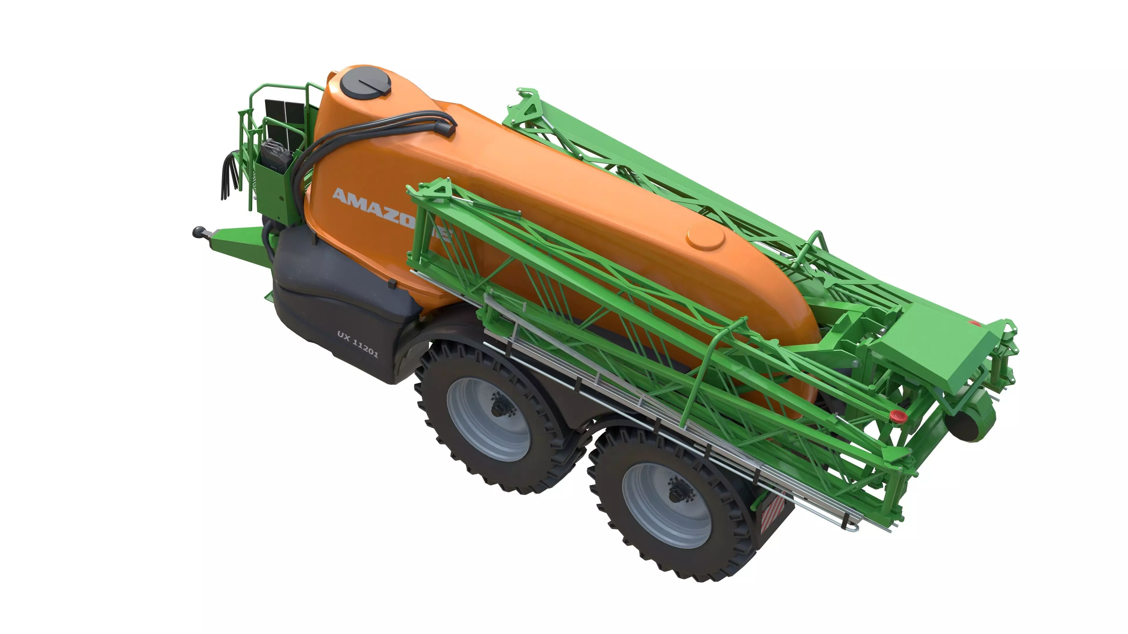 Amazone UX 11201 Trailed Field Sprayer Low-poly 3D model_5
