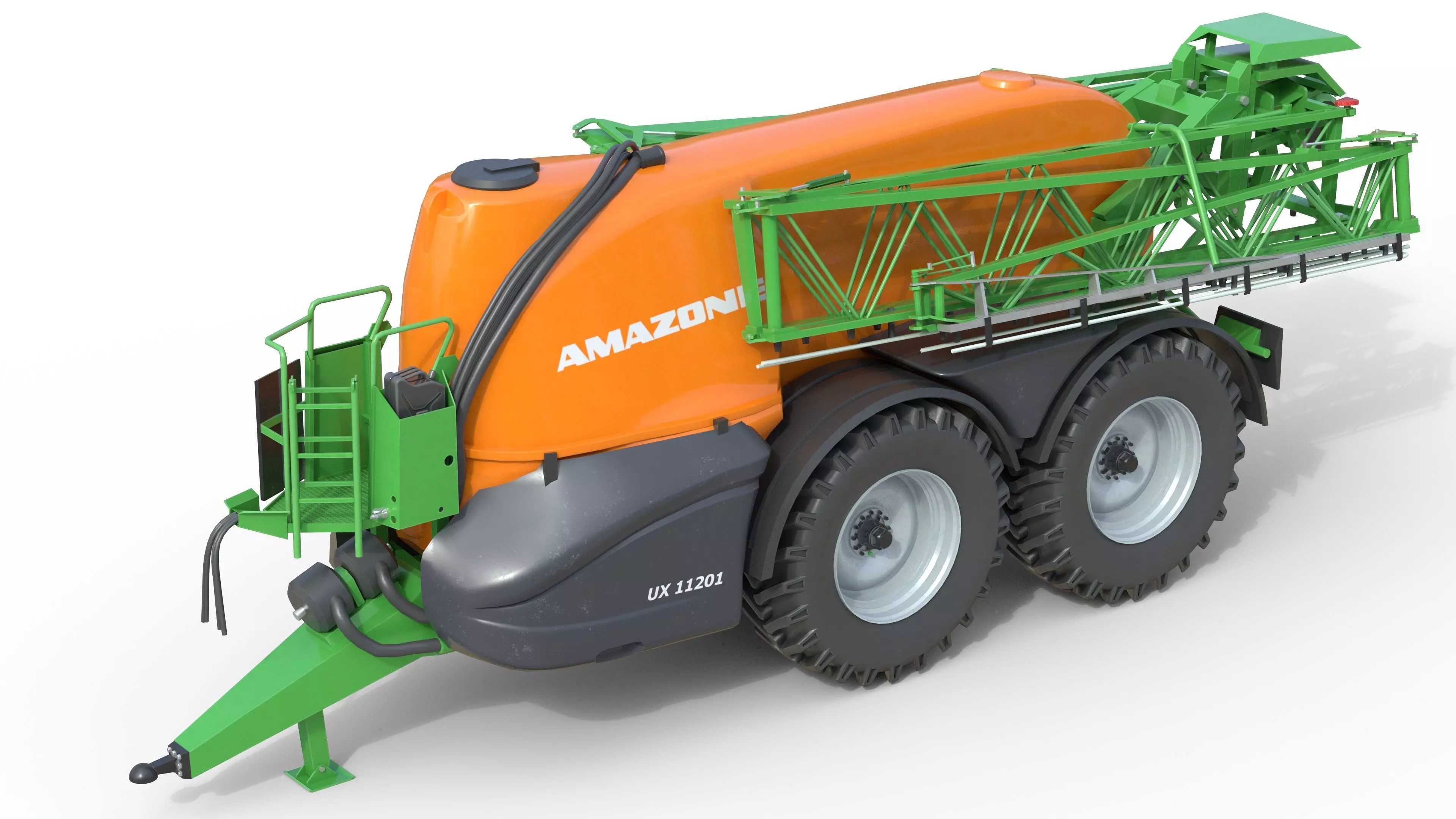 Amazone UX 11201 Trailed Field Sprayer Low-poly 3D model_1
