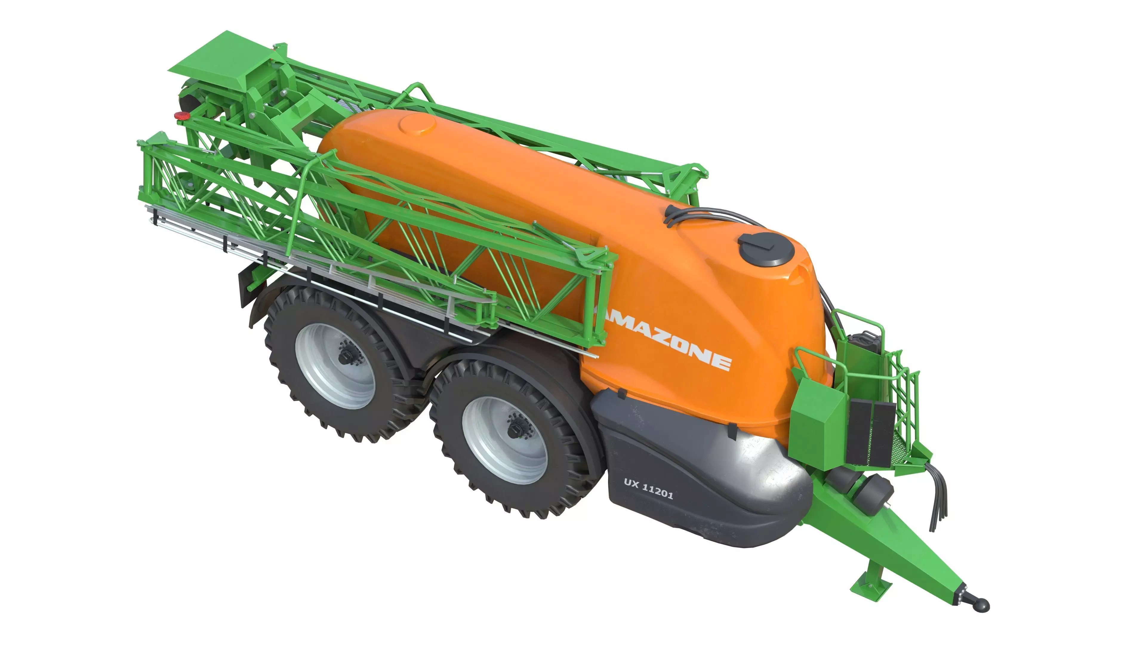 Amazone UX 11201 Trailed Field Sprayer Low-poly 3D model_4