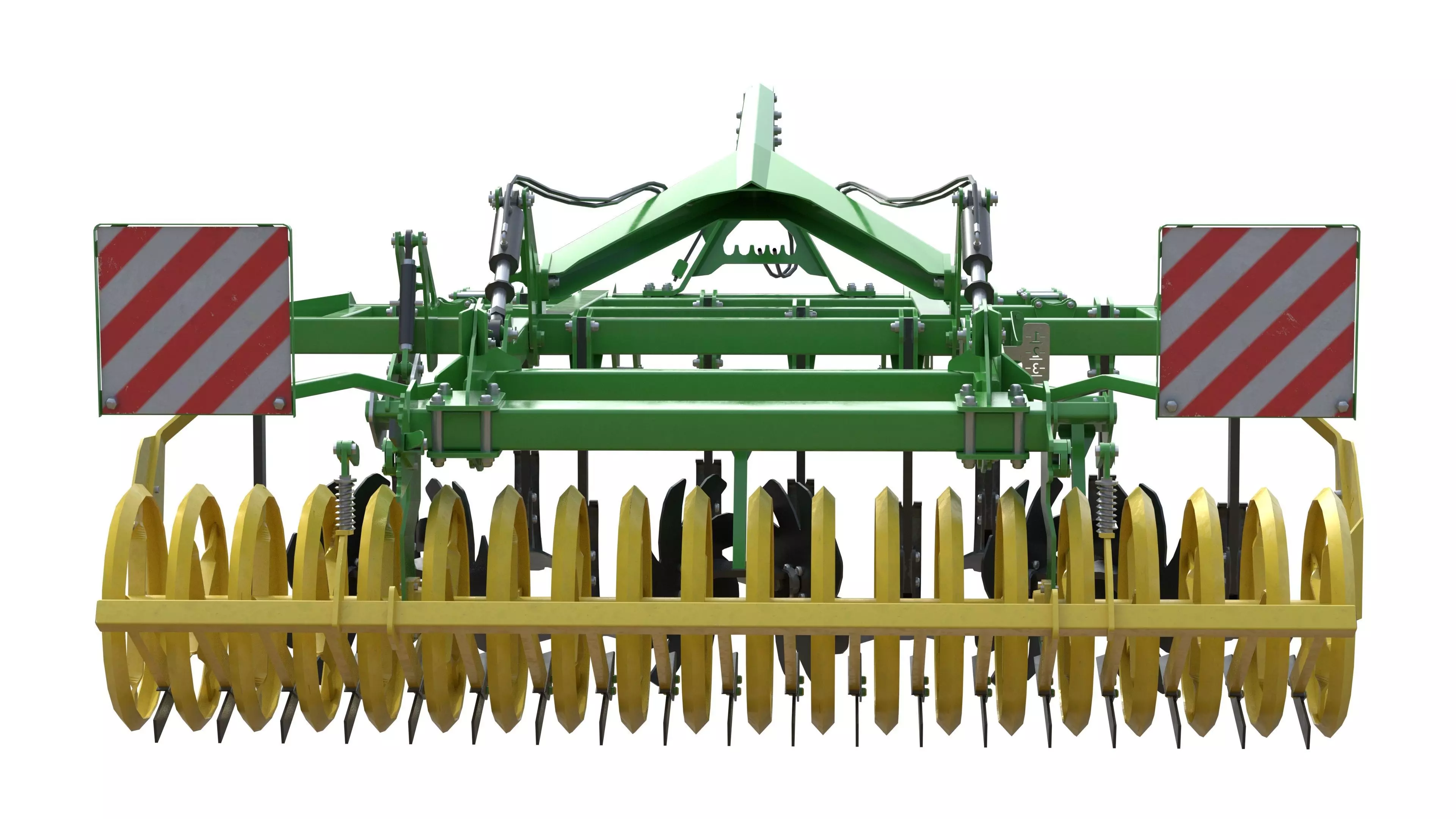 Kerner Corona 300 Hybrid Field Cultivator Low-poly 3D model_9