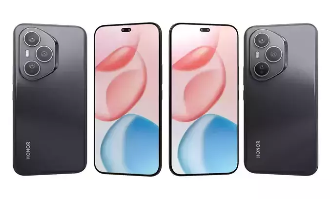 HONOR 400 Pro Midnight Black High Poly 