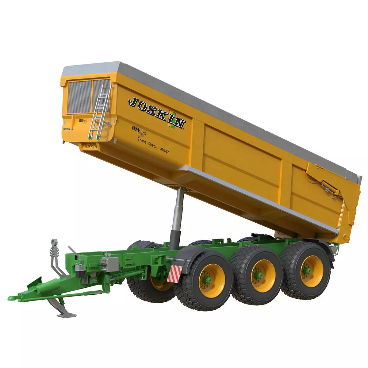 Joskin Trans Space 8000 Farm Trailer Low-poly 3D model_0