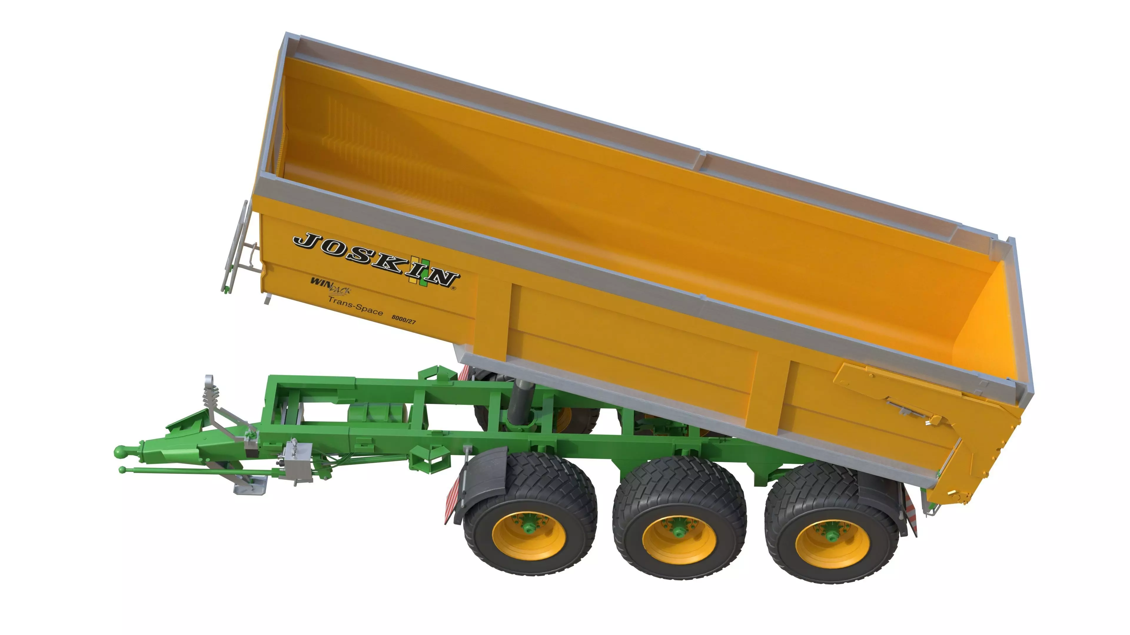 Joskin Trans Space 8000 Farm Trailer Low-poly 3D model_6