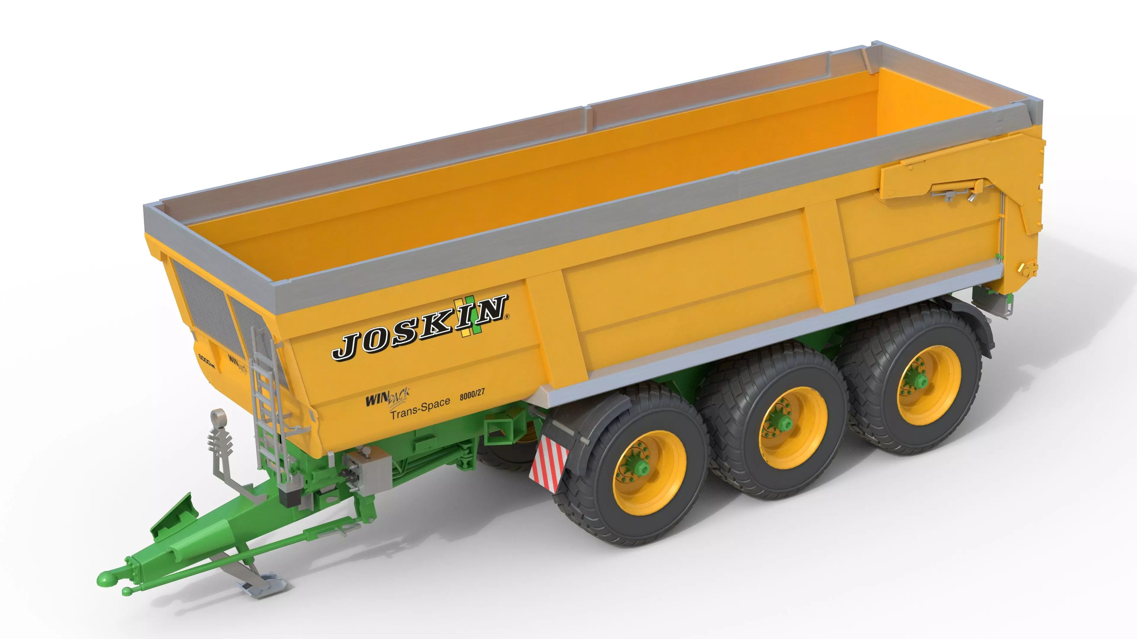 Joskin Trans Space 8000 Farm Trailer Low-poly 3D model_1