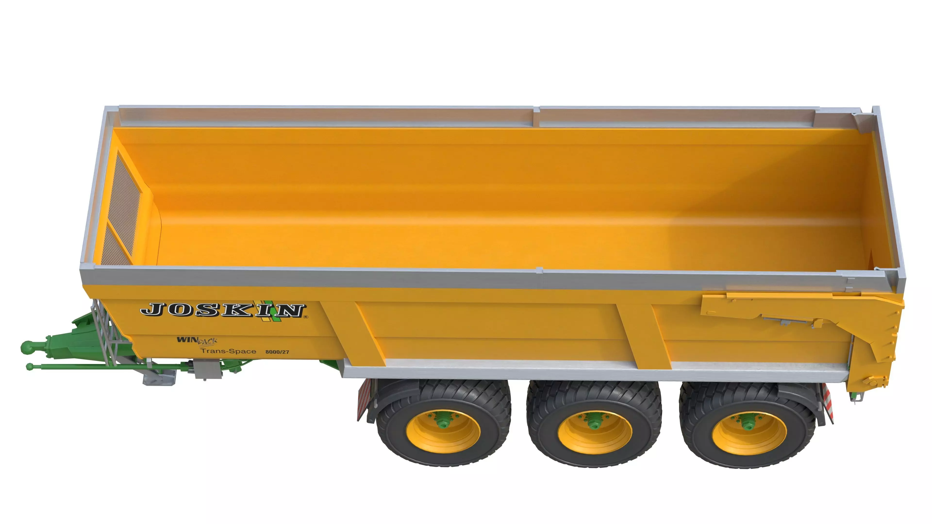 Joskin Trans Space 8000 Farm Trailer Low-poly 3D model_7