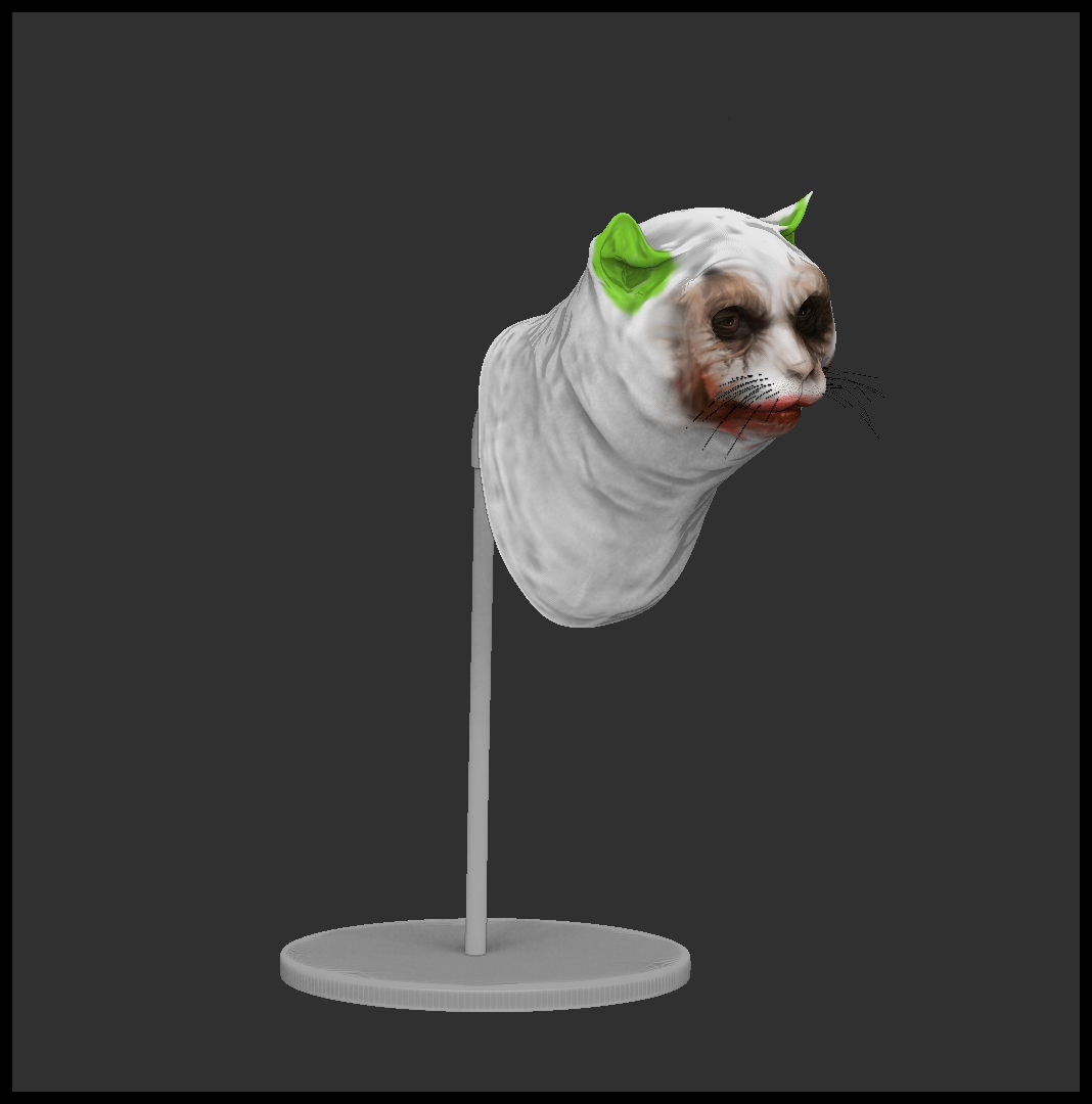 Joker Cat 3D print model_2