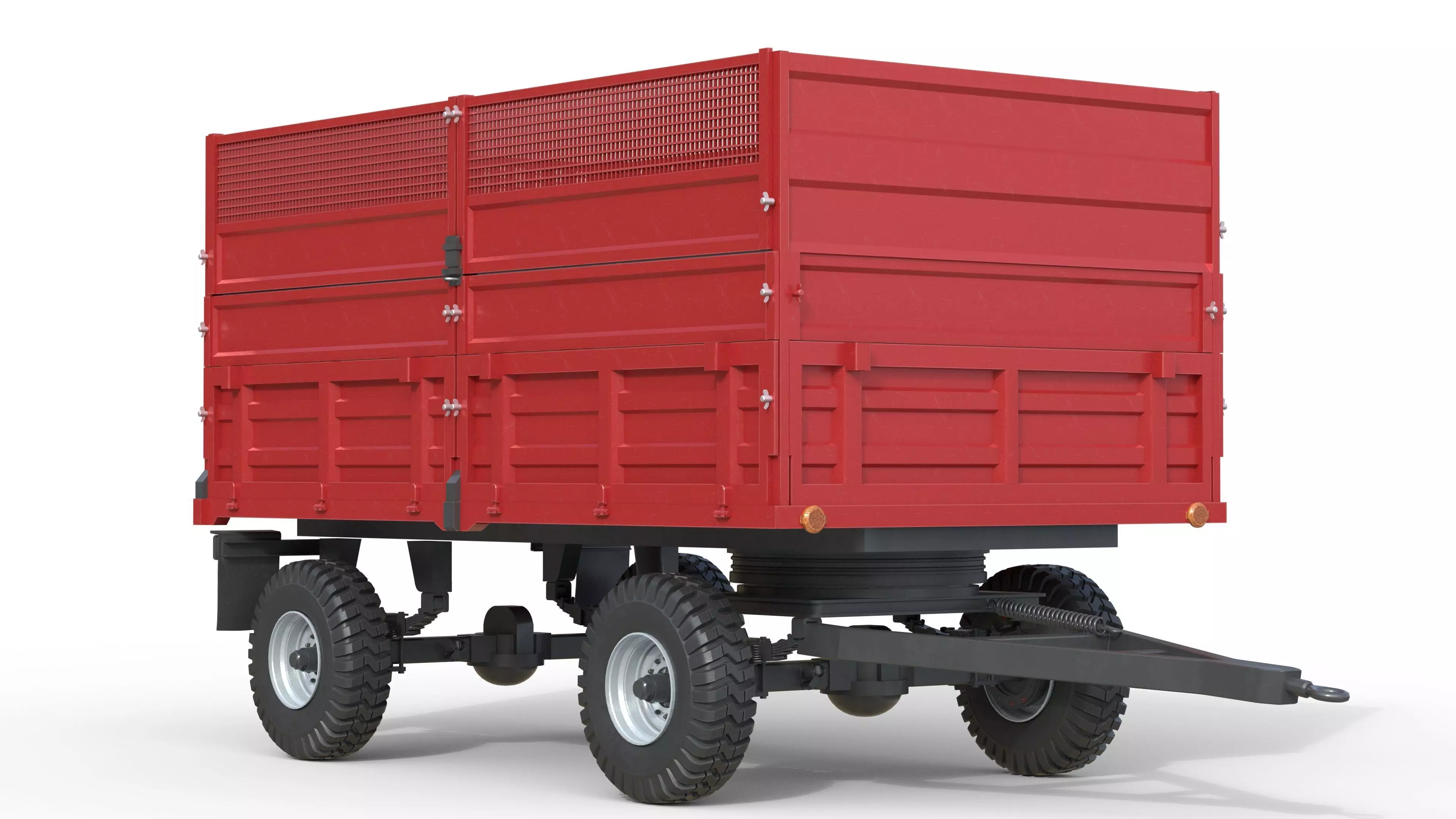 Celmak Dump Trailer Low-poly 3D model_2