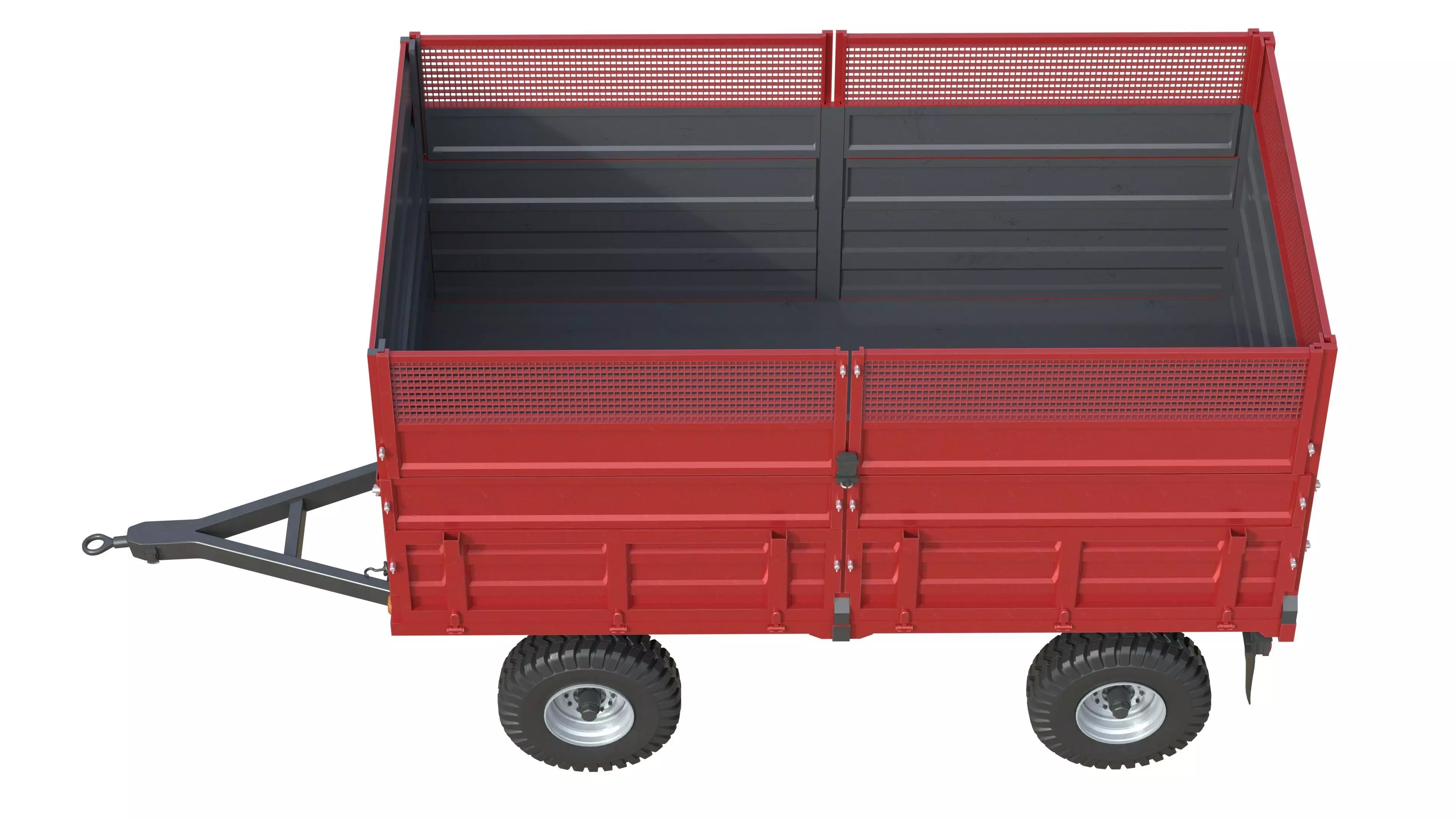 Celmak Dump Trailer Low-poly 3D model_6