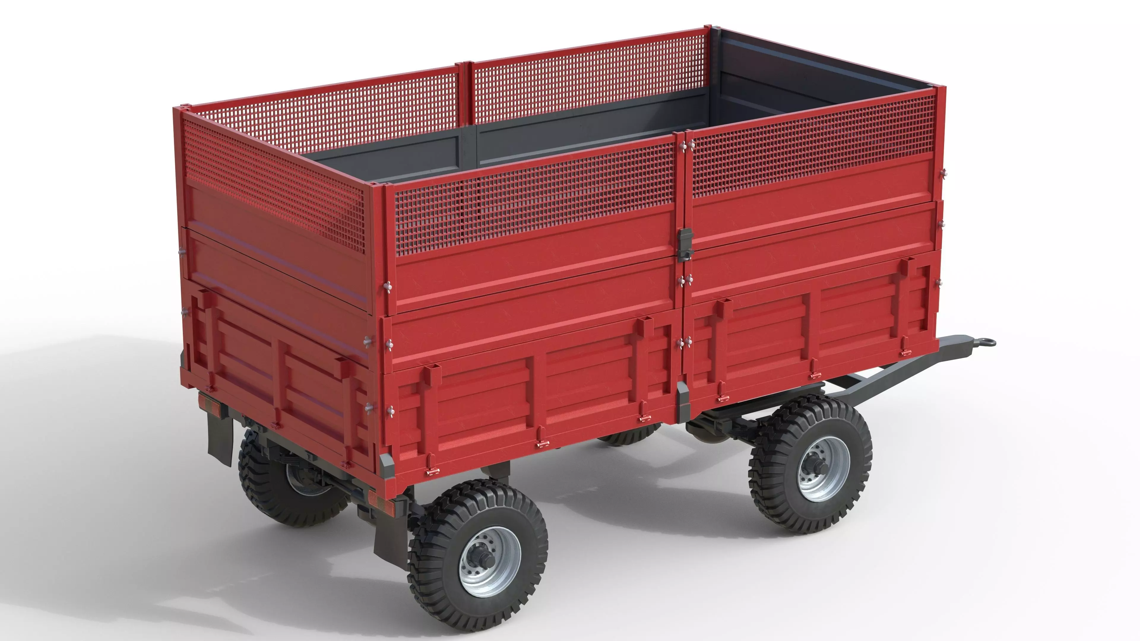 Celmak Dump Trailer Low-poly 3D model_1