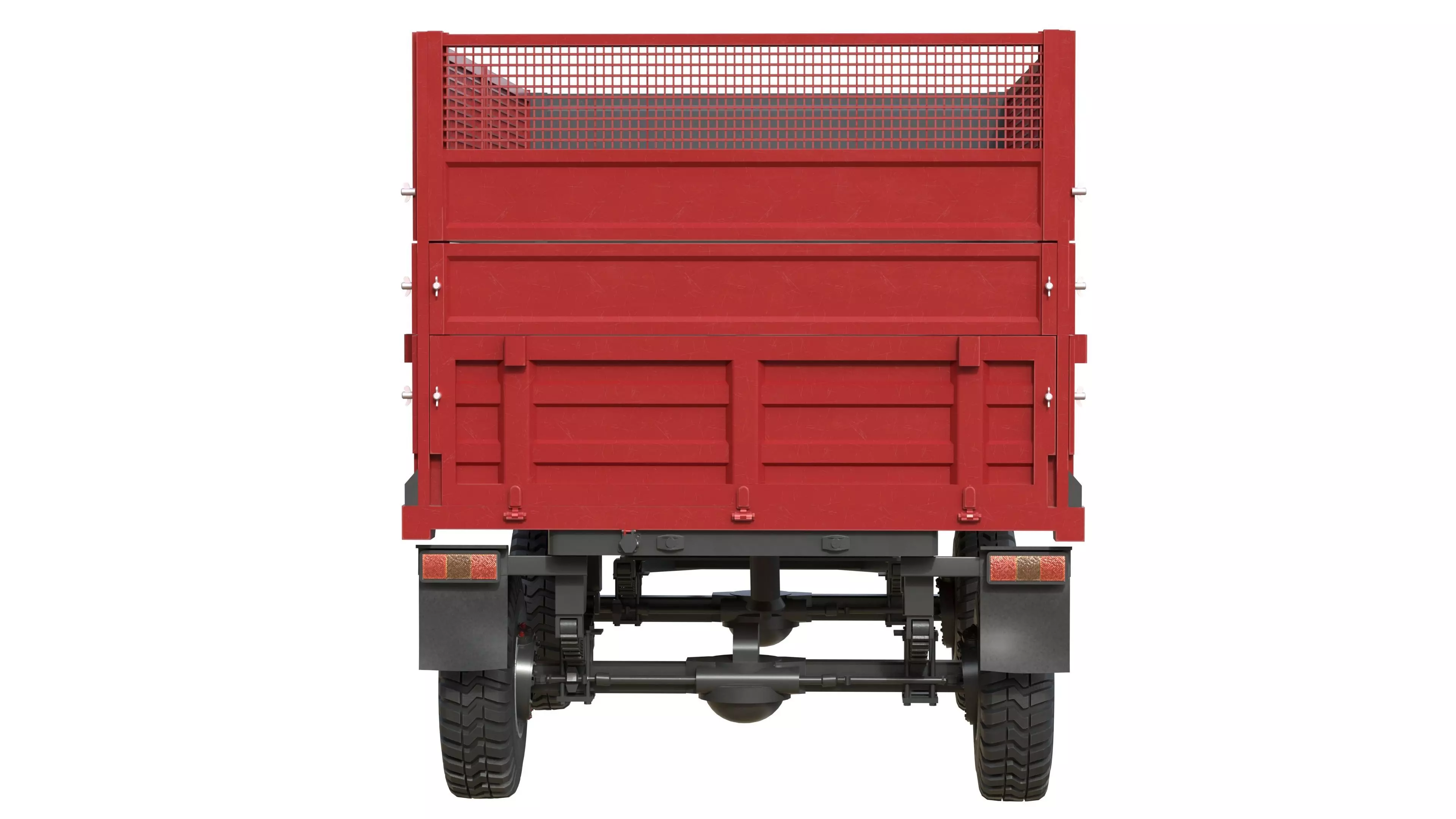 Celmak Dump Trailer Low-poly 3D model_8