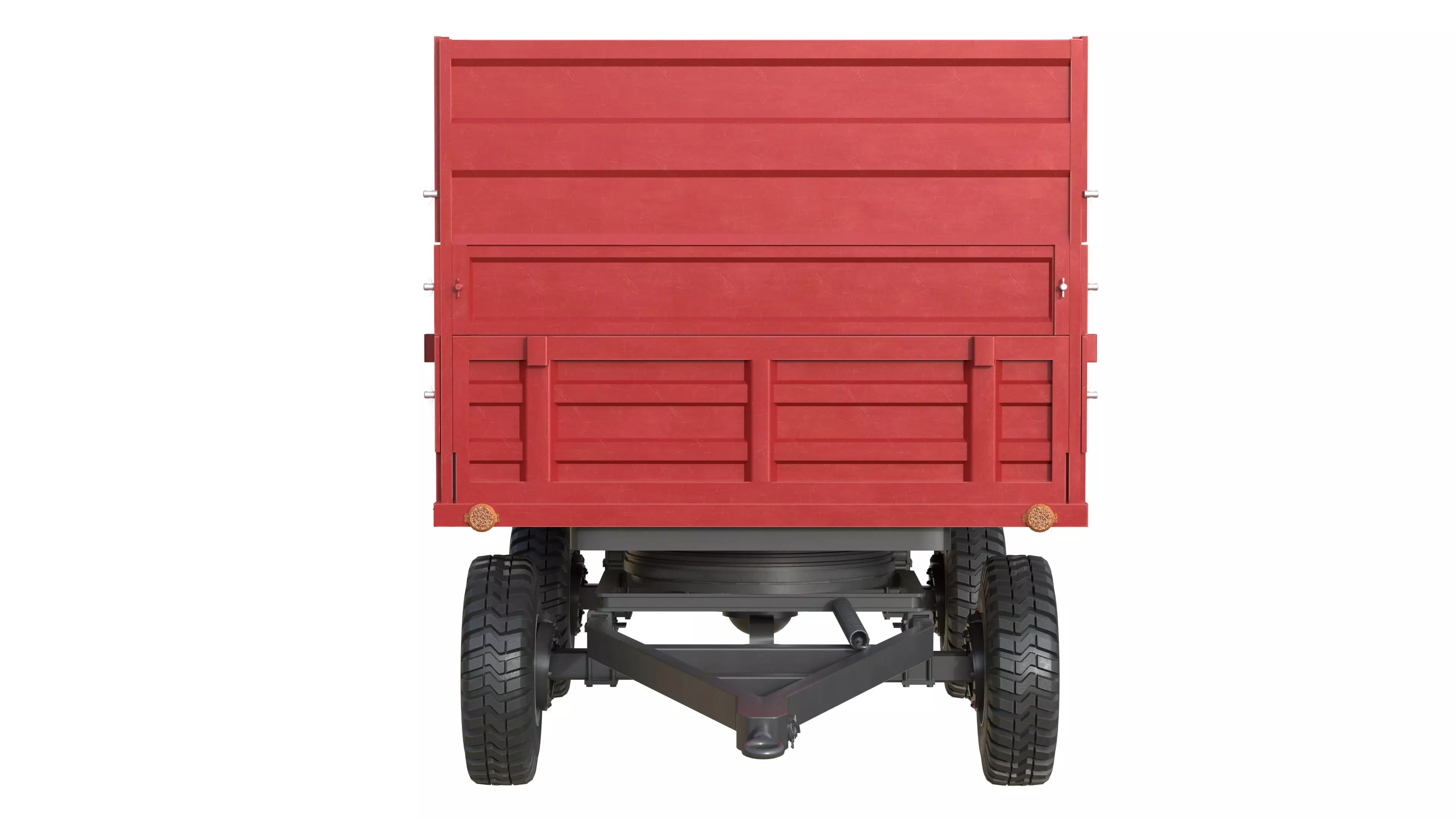 Celmak Dump Trailer Low-poly 3D model_7