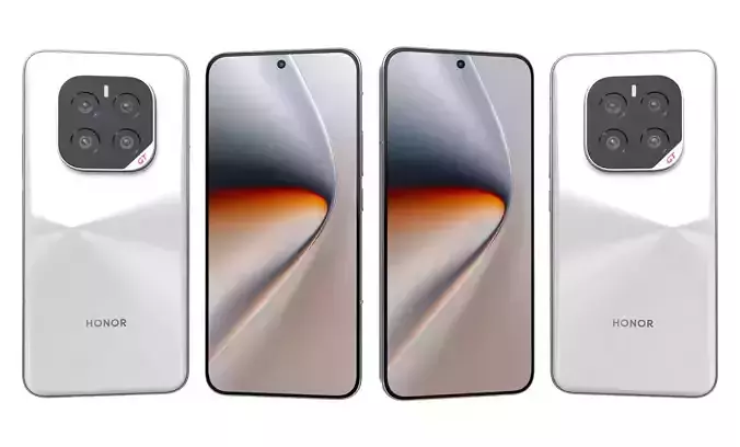 Honor GT Pro Ice Crystal White High Poly