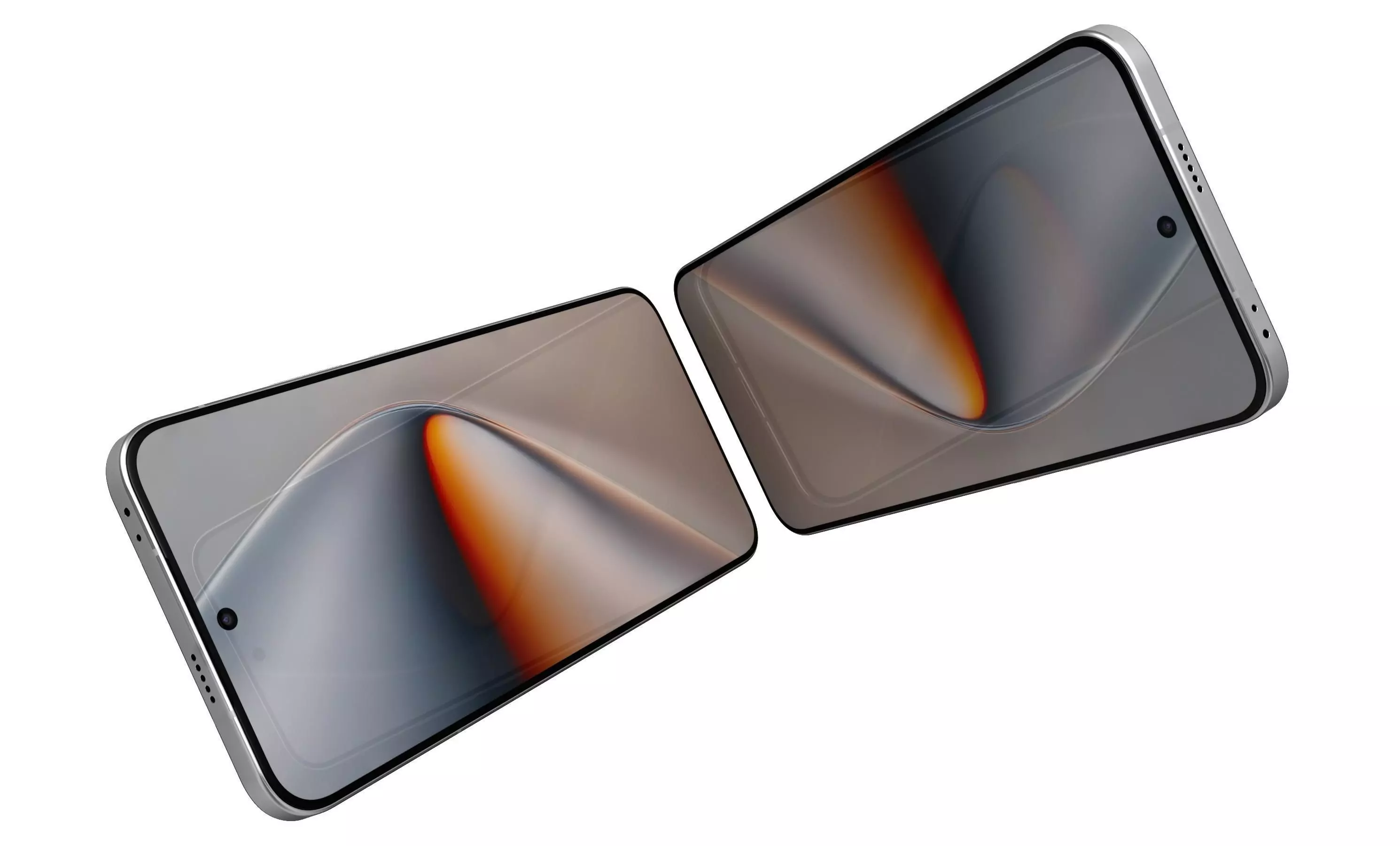 Honor GT Pro Ice Crystal White High Poly 3D model_3