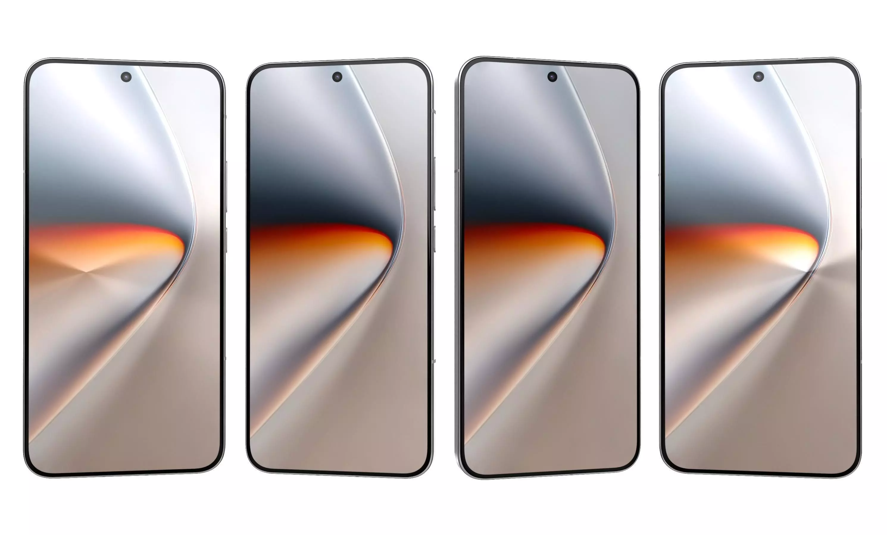 Honor GT Pro Ice Crystal White High Poly 3D model_9