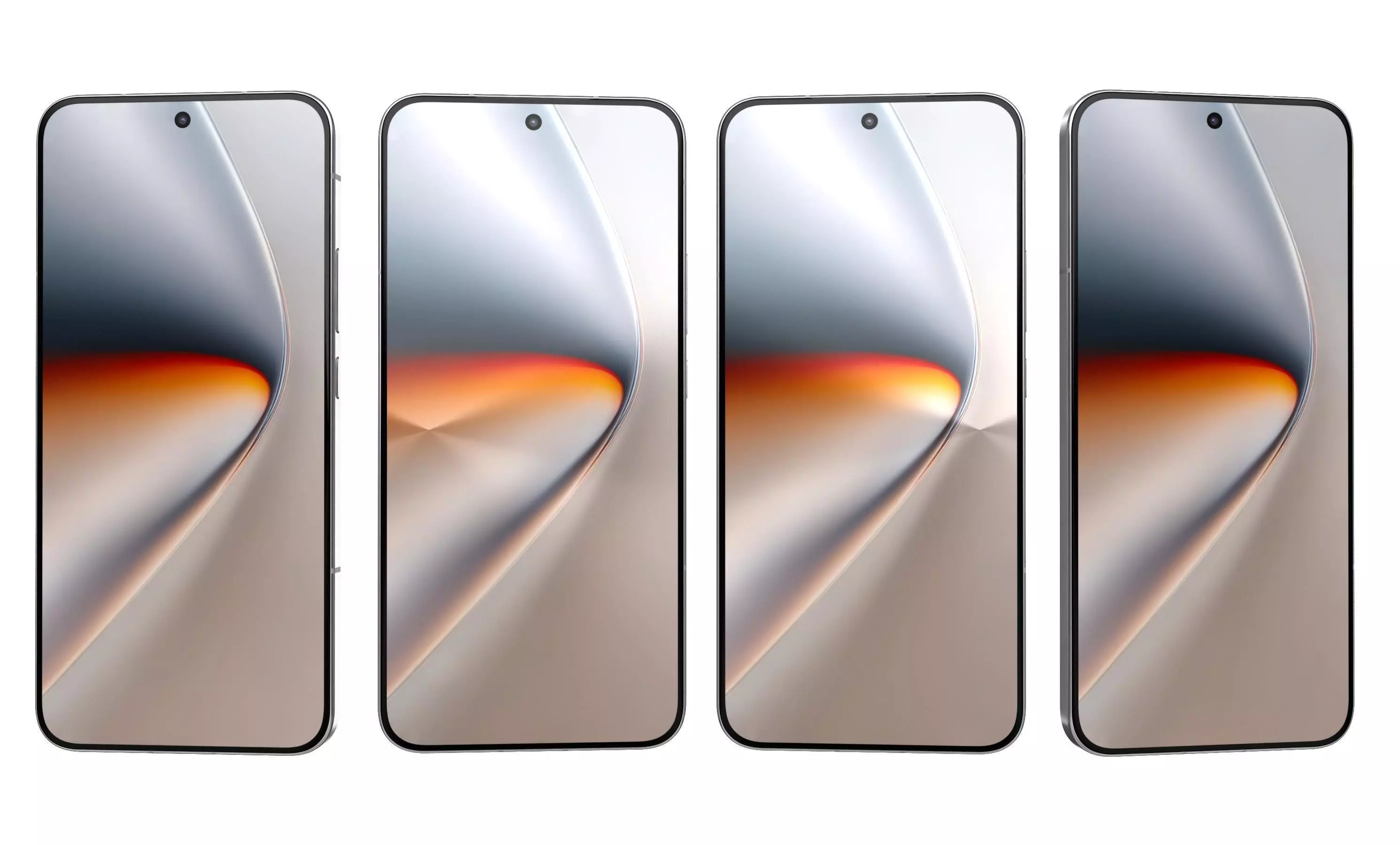 Honor GT Pro Ice Crystal White High Poly 3D model_26