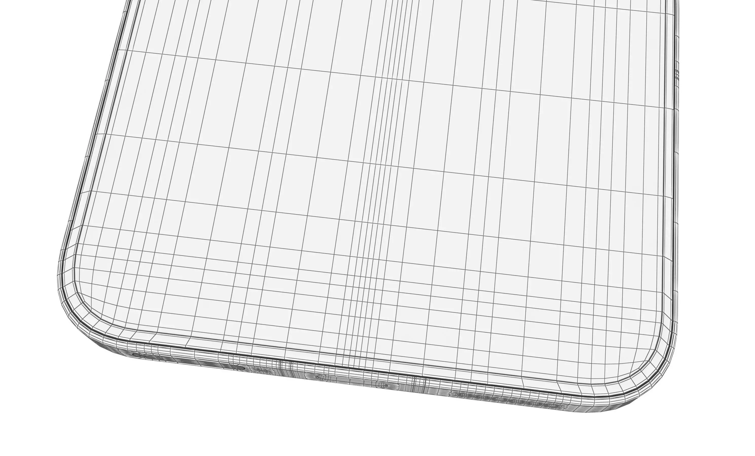 Honor GT Pro Ice Crystal White High Poly 3D model_16