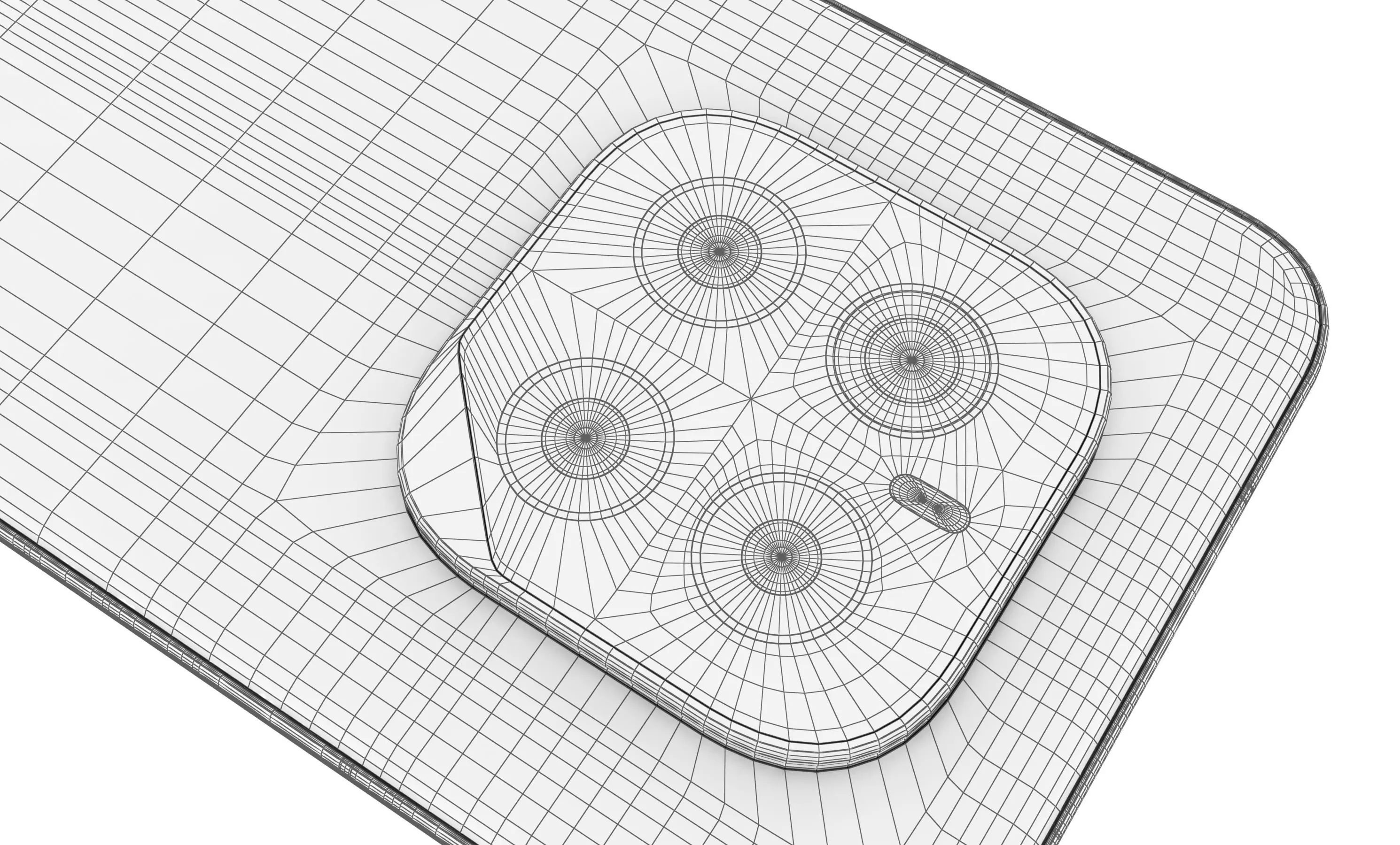 Honor GT Pro Ice Crystal White High Poly 3D model_19