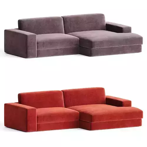 sofa leonard pink