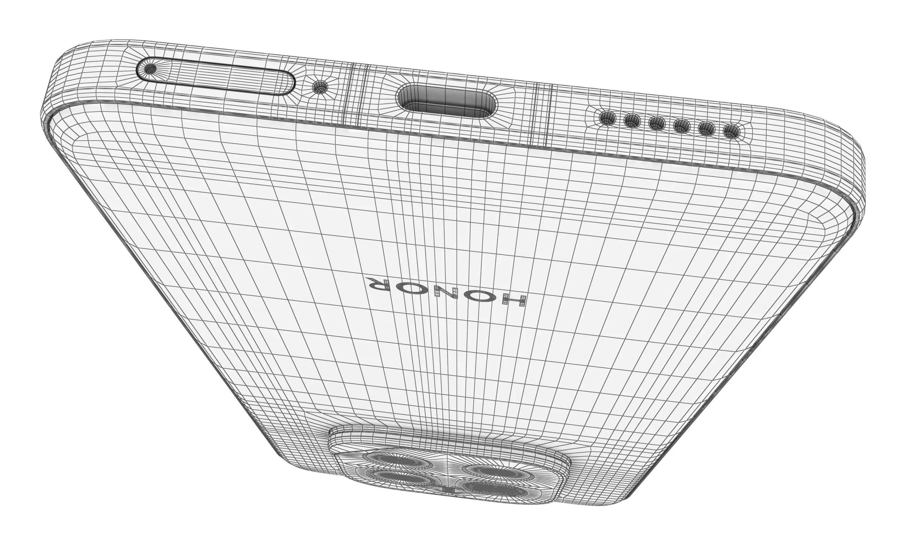 Honor GT Pro Phantom Black High Poly 3D model_16