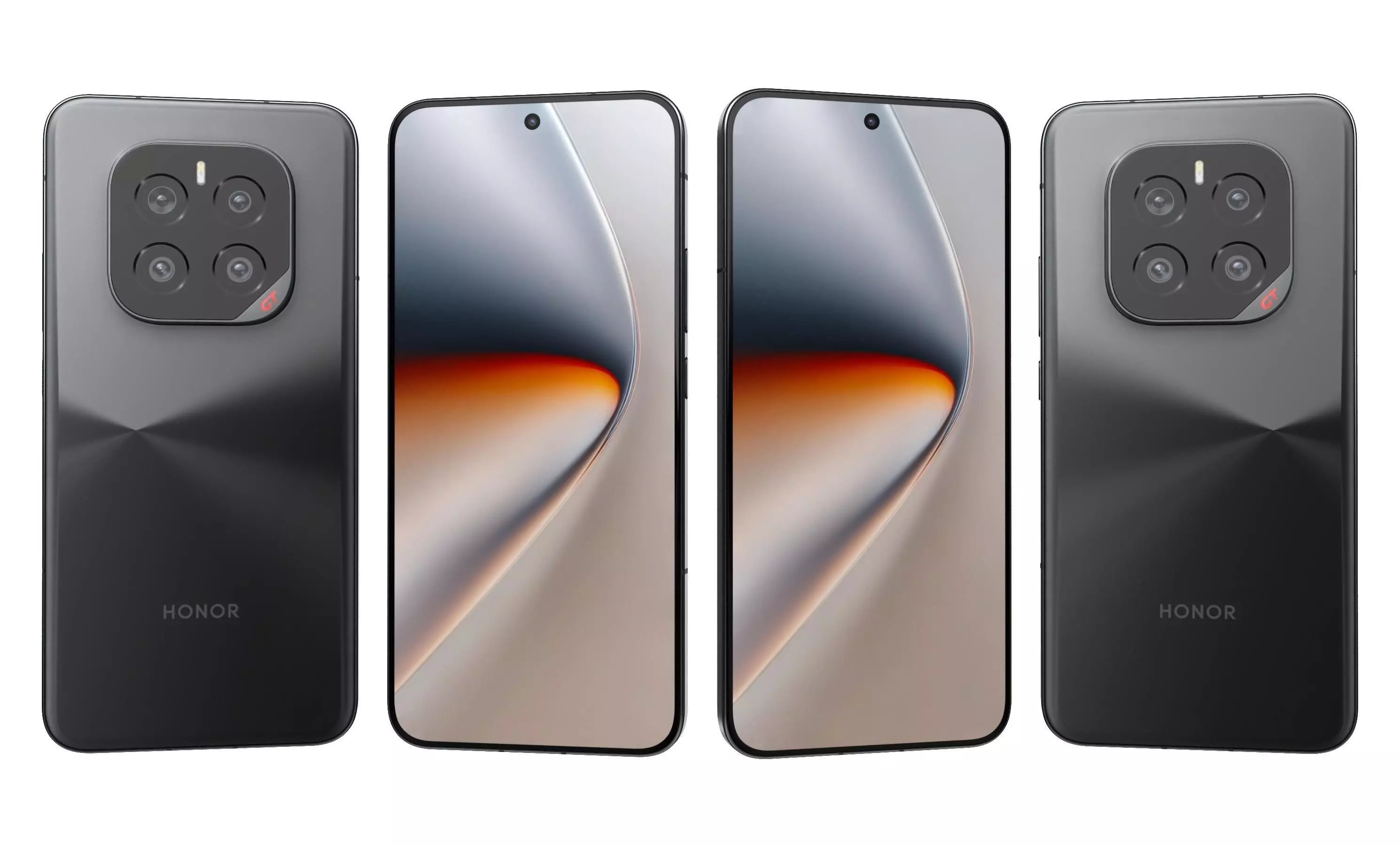 Honor GT Pro Phantom Black High Poly 3D model_0