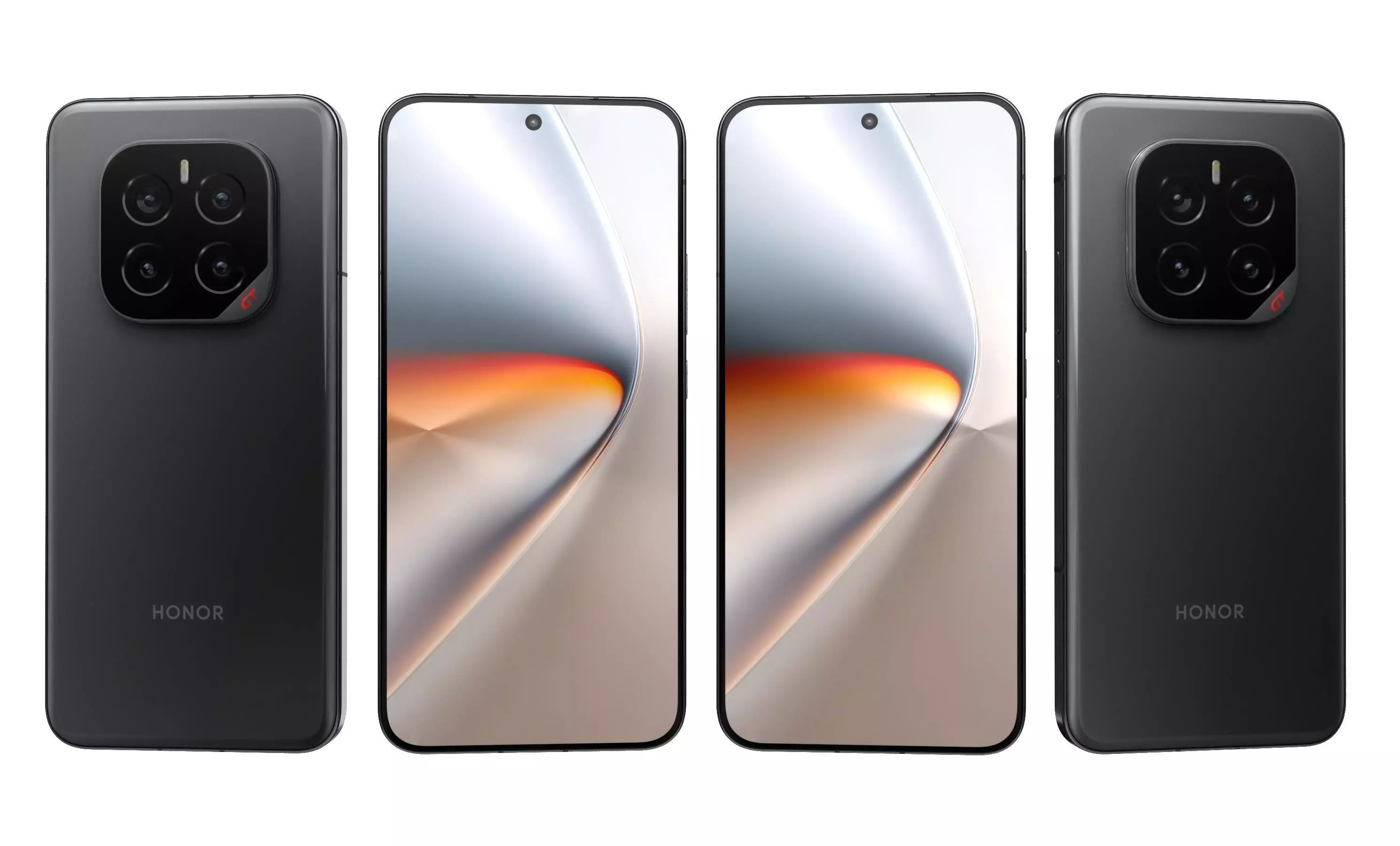 Honor GT Pro Phantom Black High Poly 3D model_1