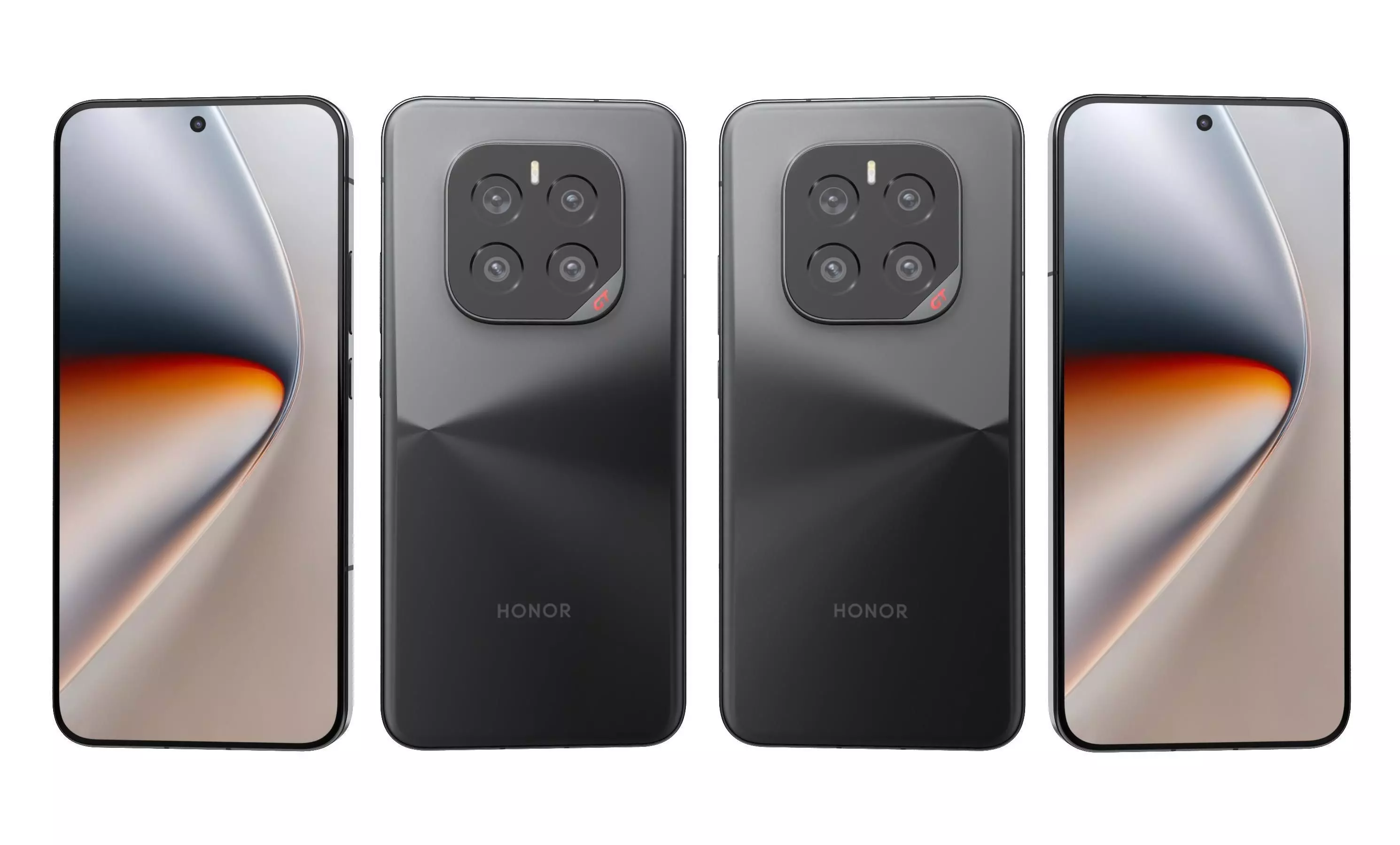 Honor GT Pro Phantom Black High Poly 3D model_24