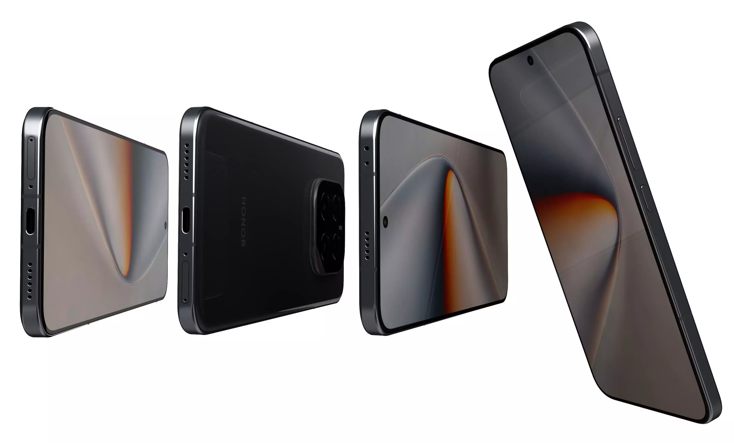 Honor GT Pro Phantom Black High Poly 3D model_6