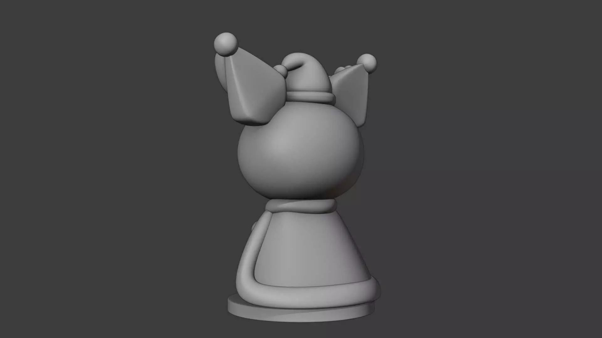 Christmas kuromi sanrio deer 3D print model_6