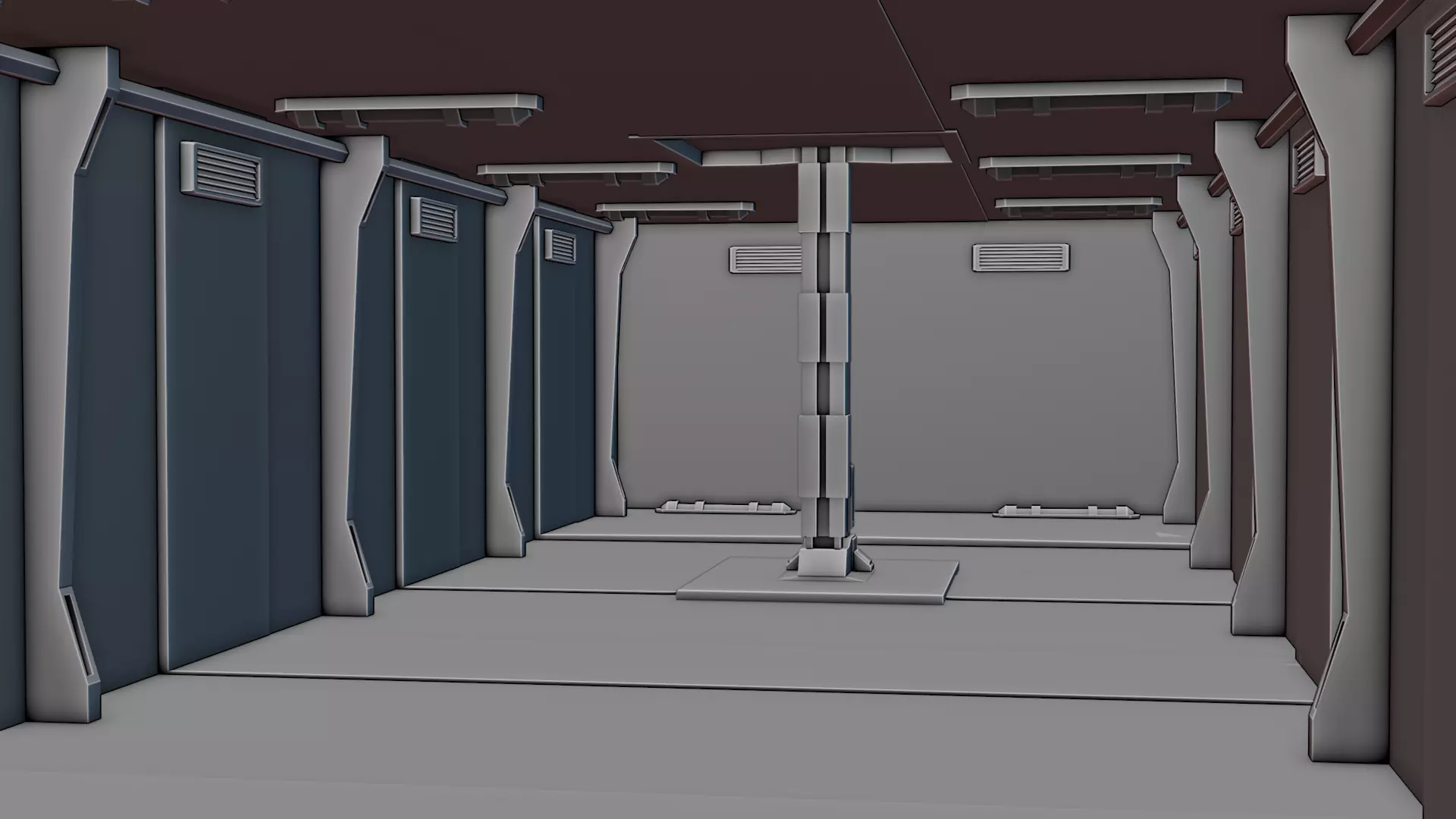 Stylized Sci-fi Pirate Ship - By Yorakeys Low-poly 3D model_10