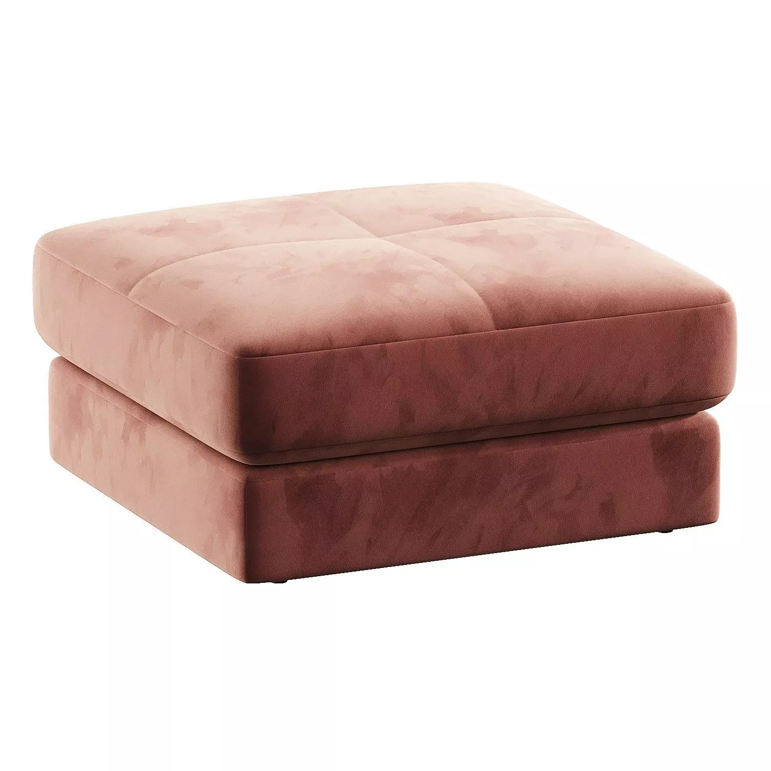 pouf leonard brown 3D model_4