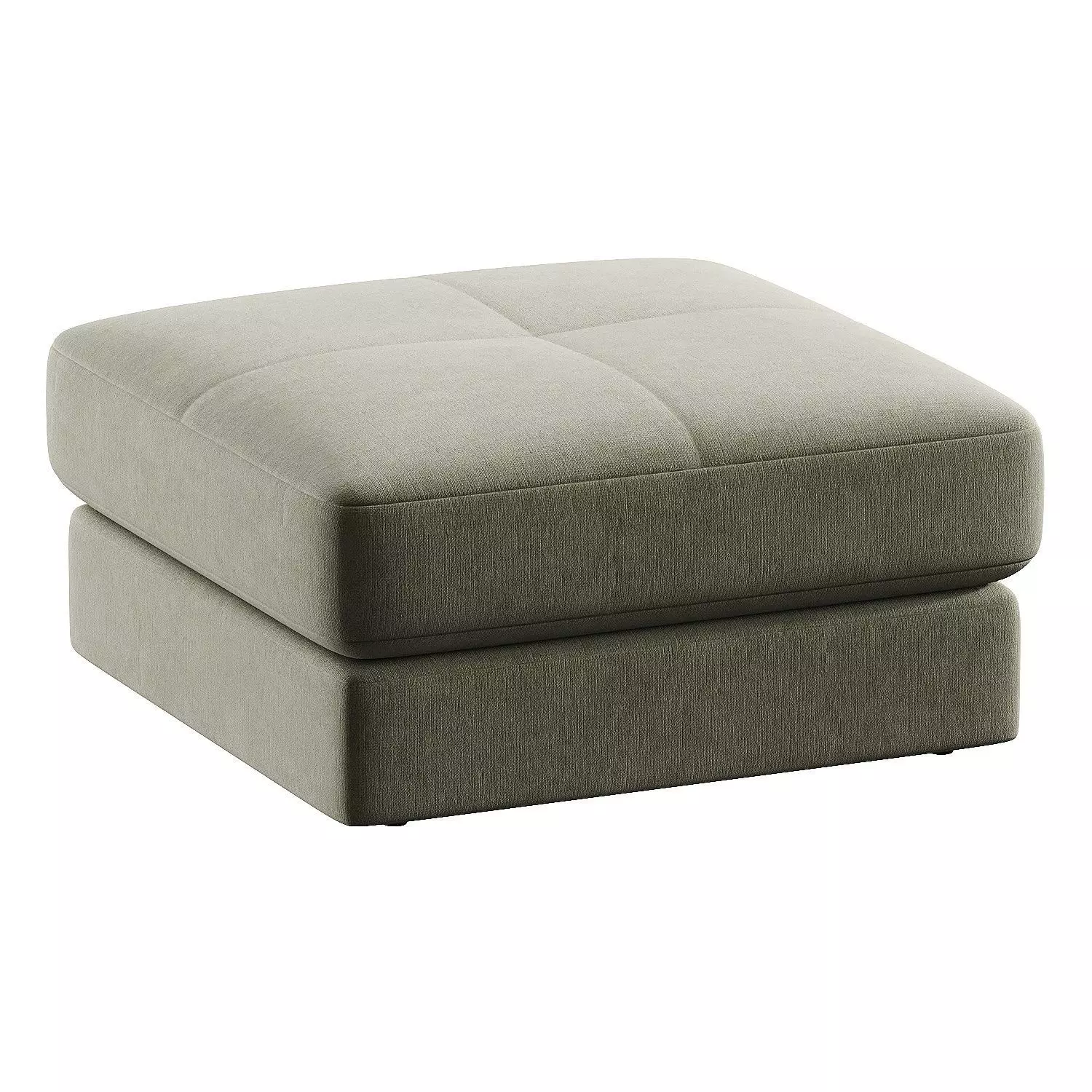 pouf leonard brown 3D model_5