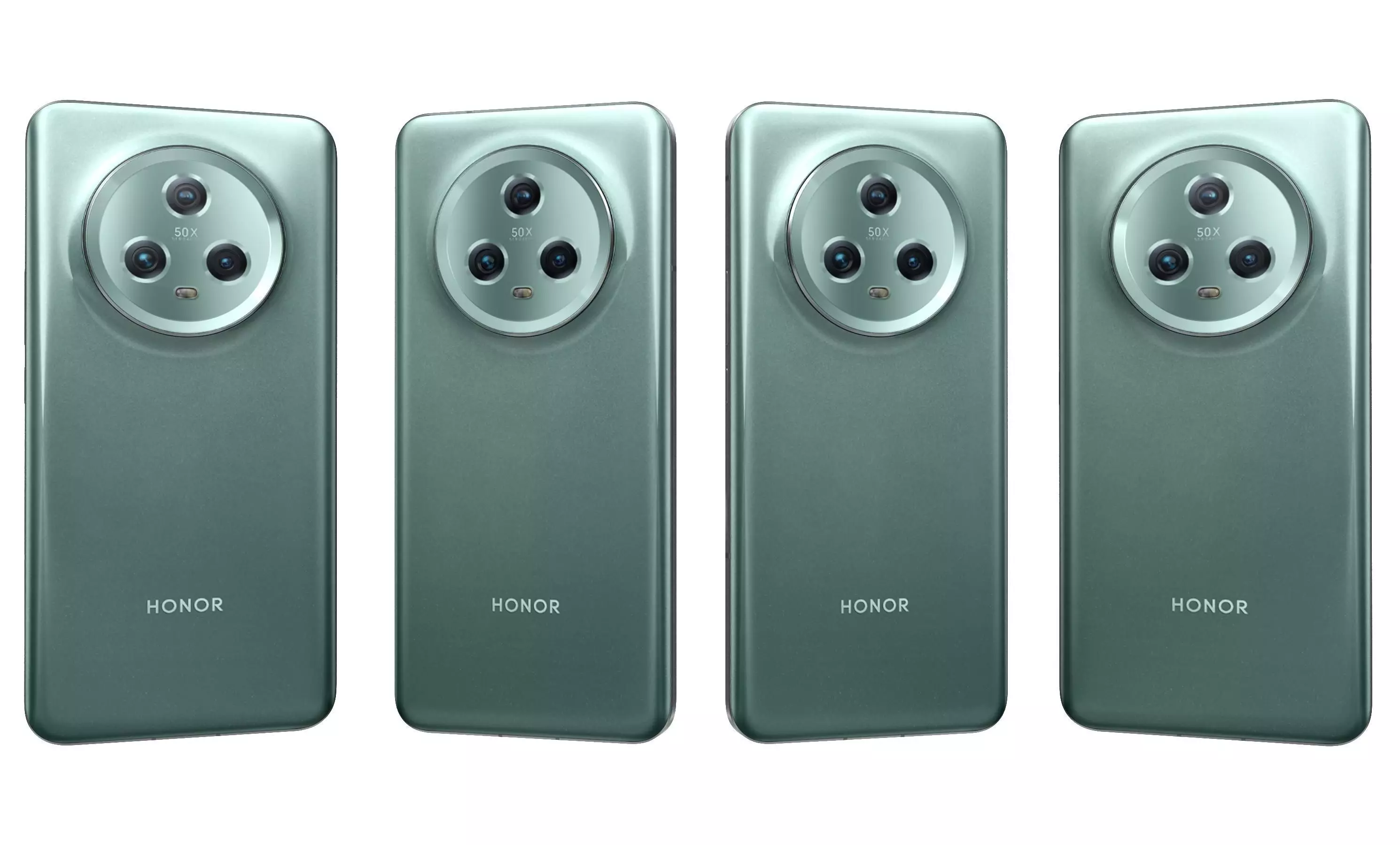 Honor Magic 5 Green High Poly  3D model_24