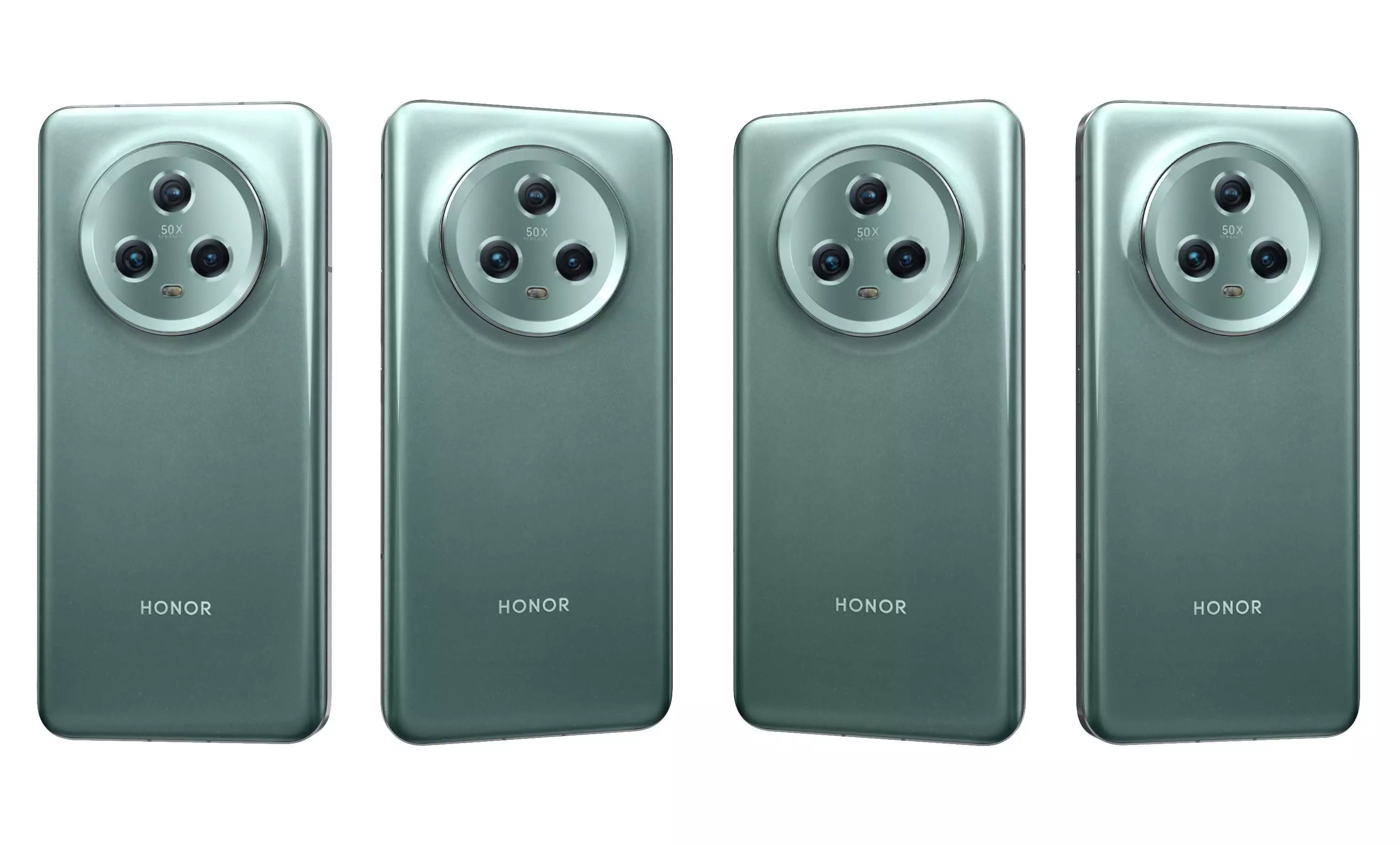 Honor Magic 5 Green High Poly  3D model_26