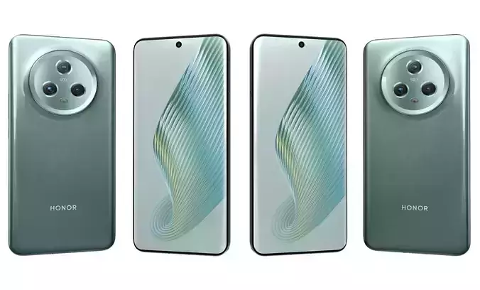 Honor Magic 5 Green High Poly 