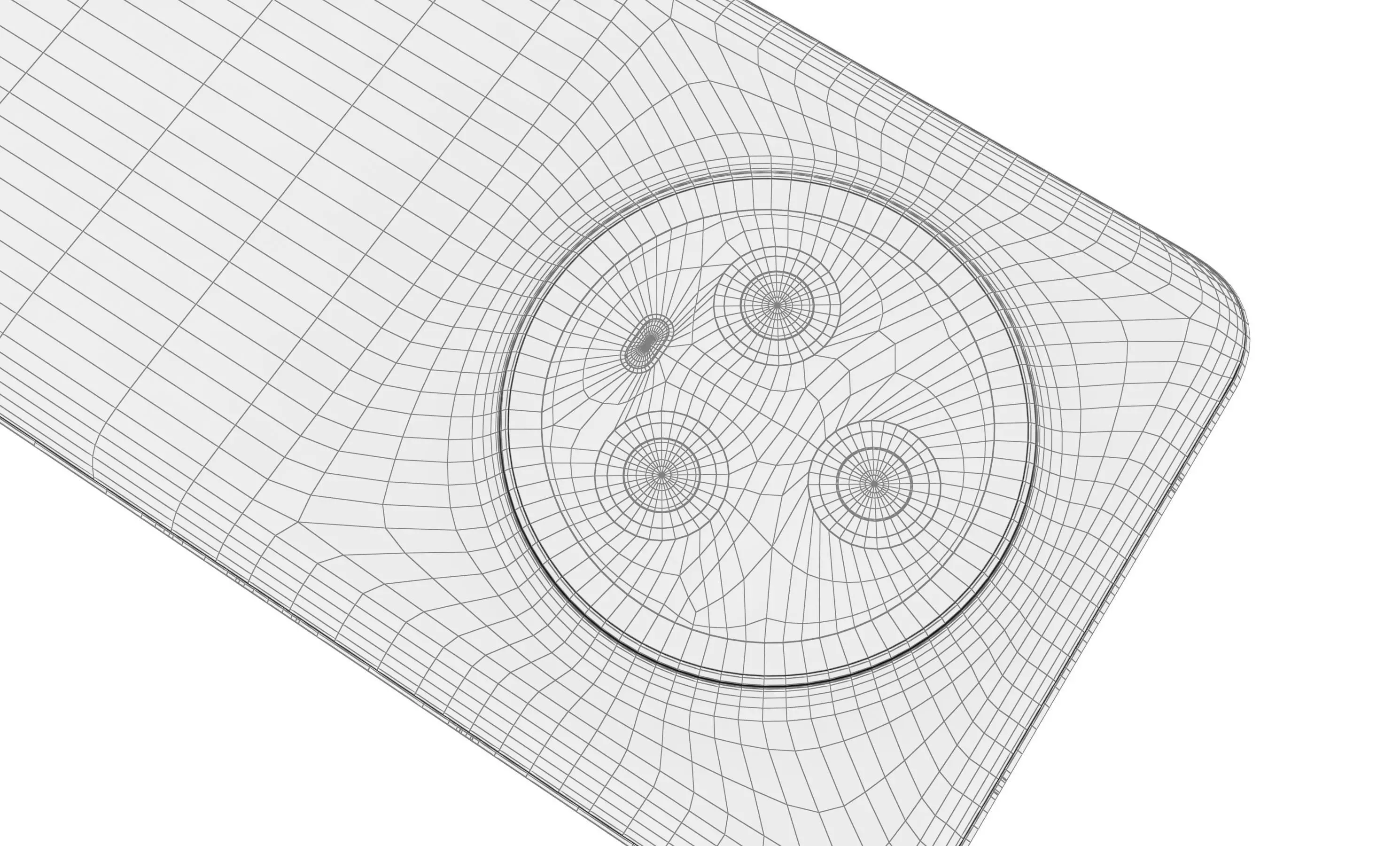 Honor Magic 5 Green High Poly  3D model_20