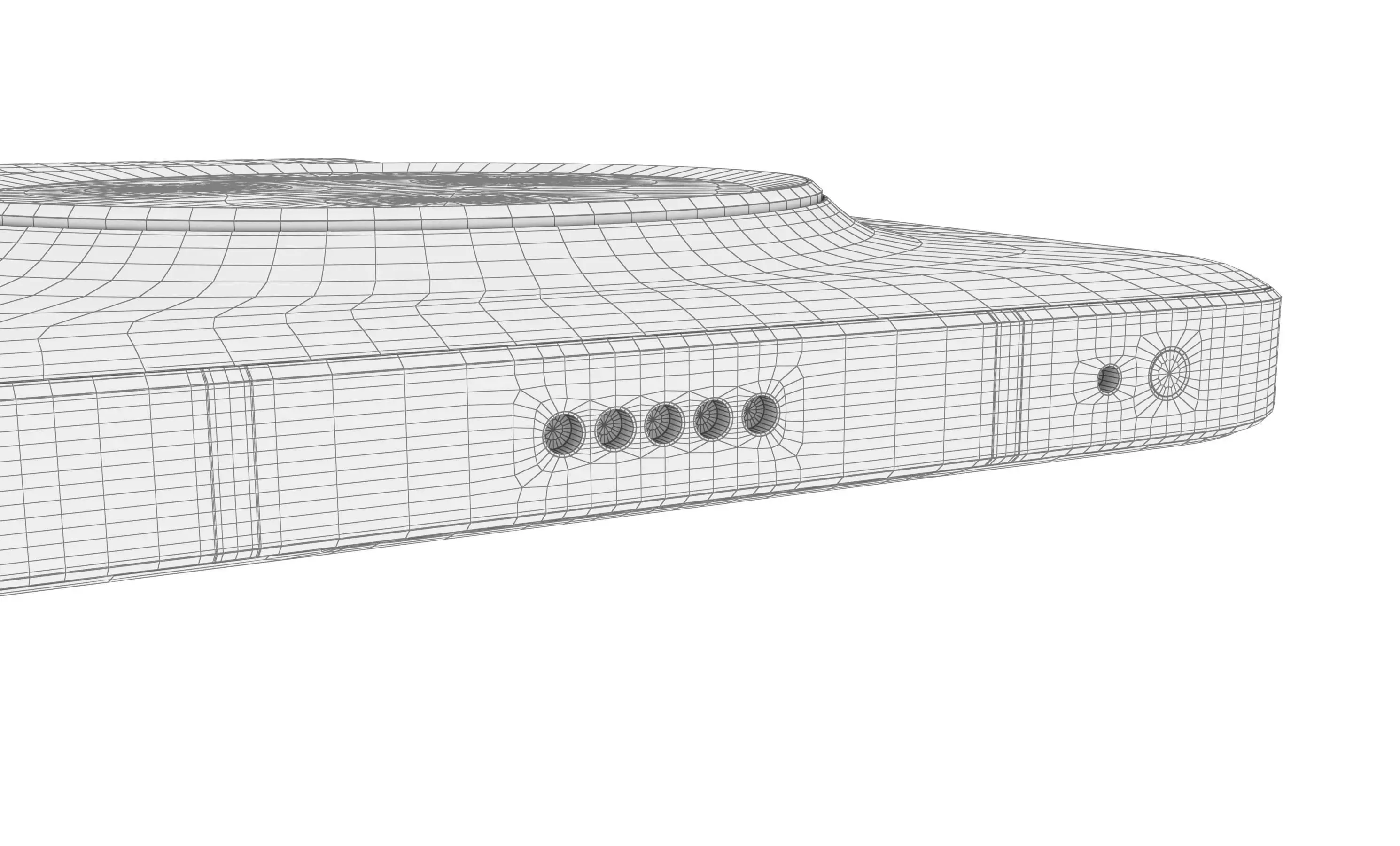 Honor Magic 5 Purple High Poly 3D model_19