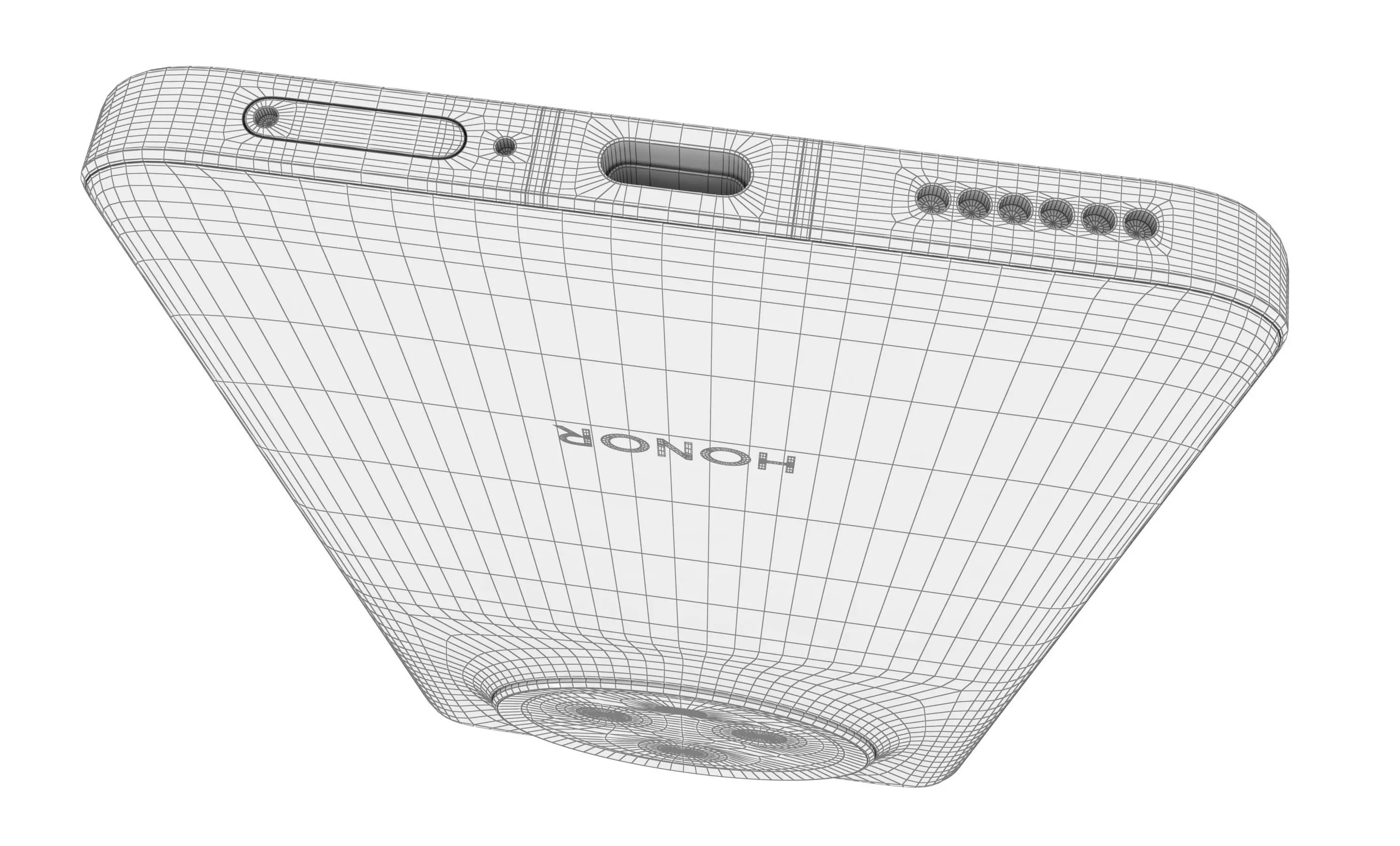 Honor Magic 5 Purple High Poly 3D model_16