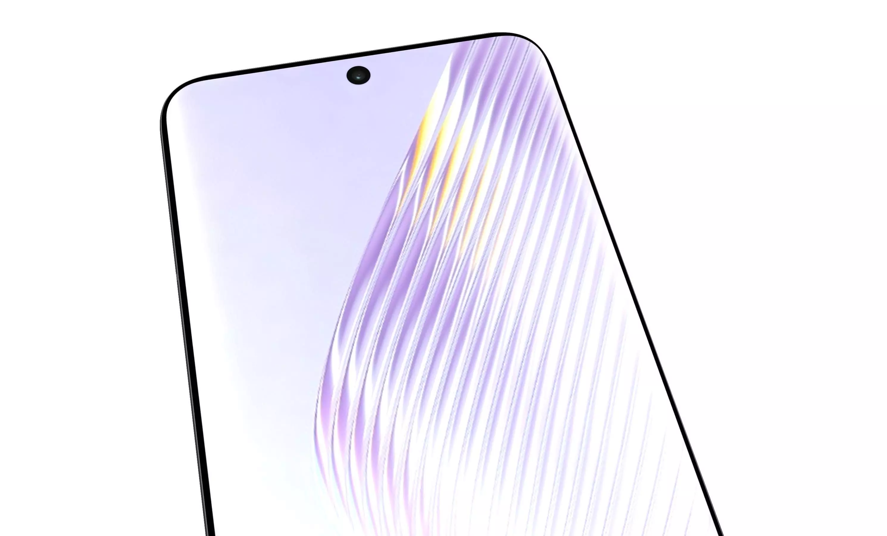 Honor Magic 5 Purple High Poly 3D model_8