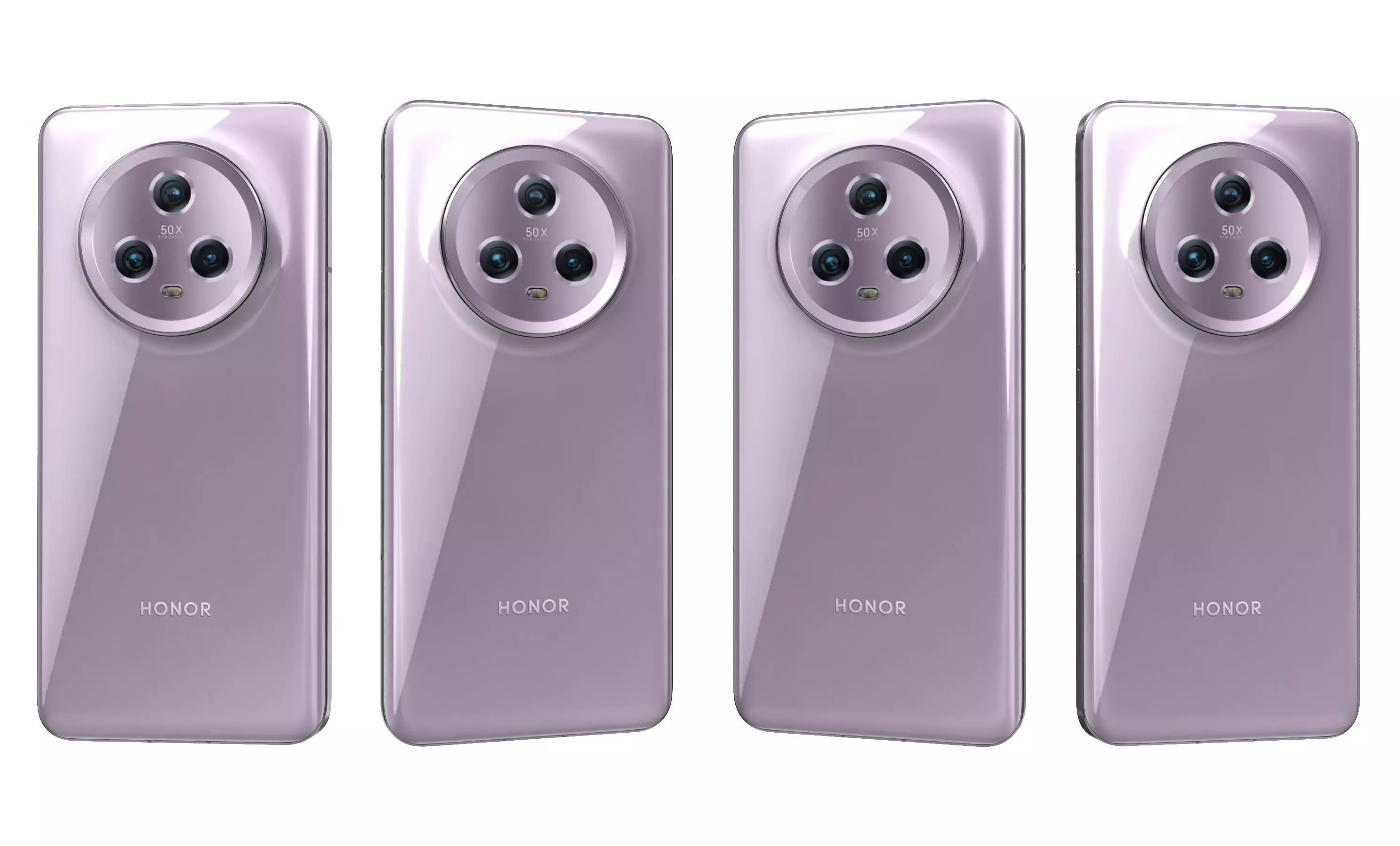 Honor Magic 5 Purple High Poly 3D model_26