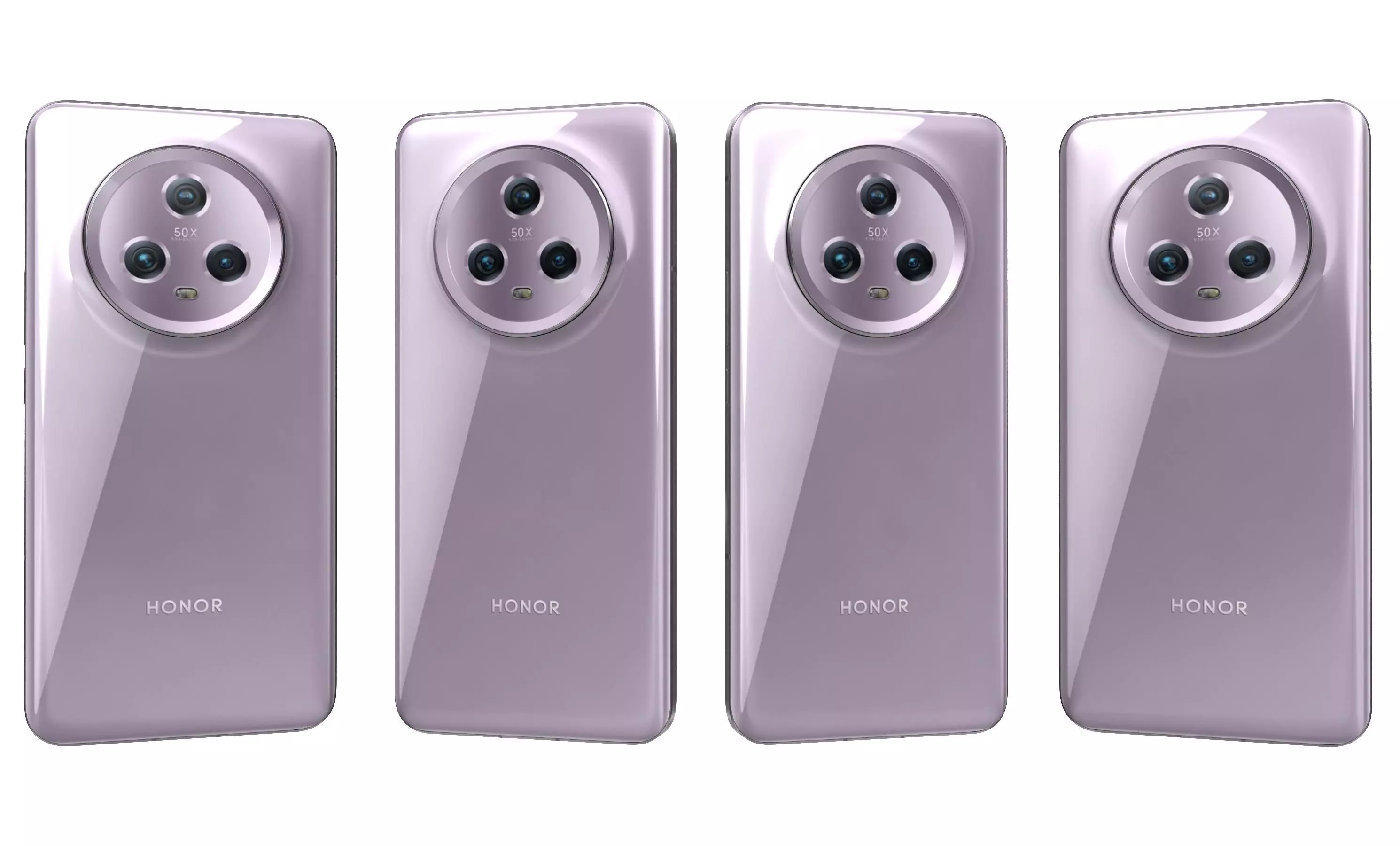 Honor Magic 5 Purple High Poly 3D model_24