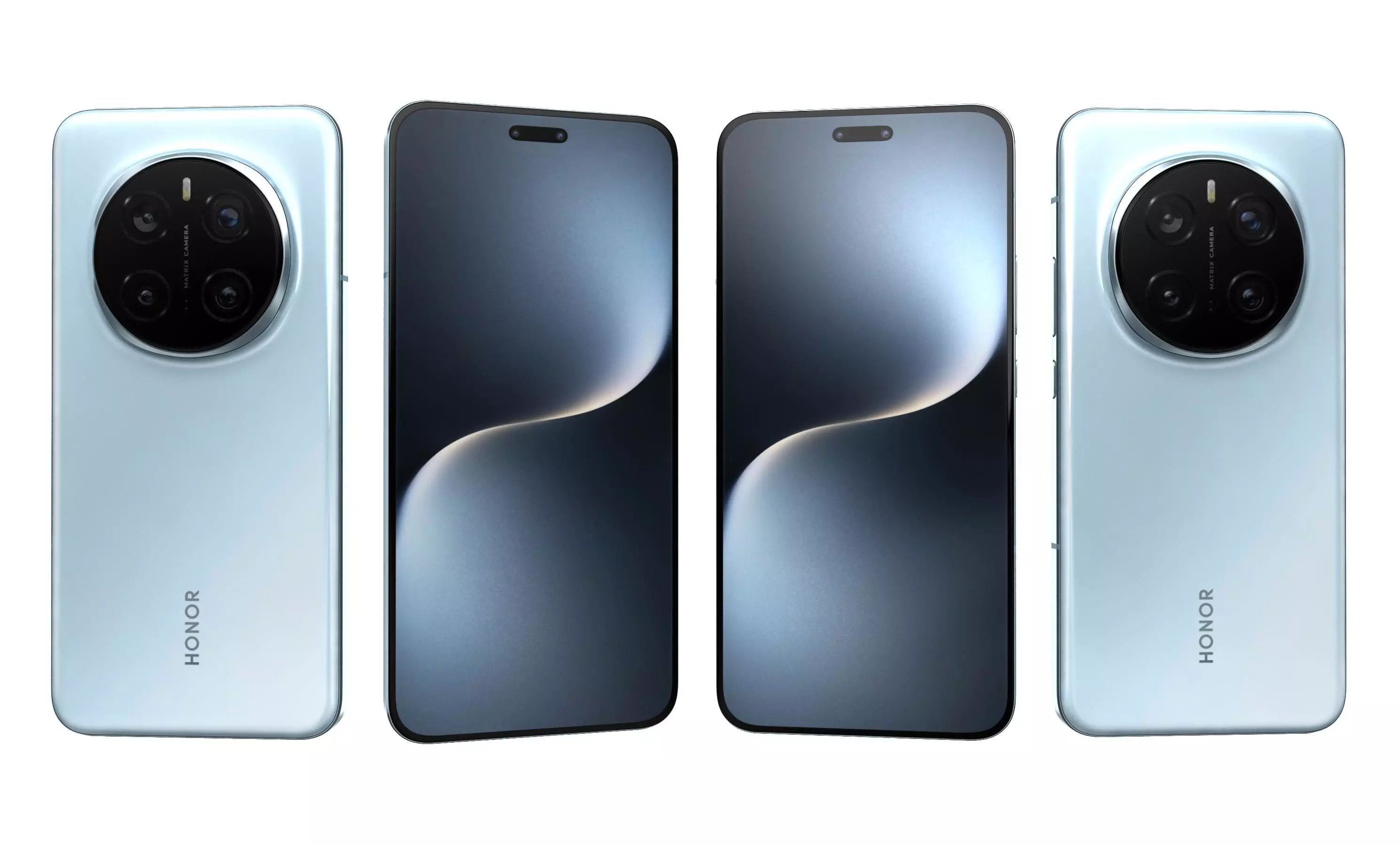 Honor Magic 7 Pro All Colors High Poly 3D model_9