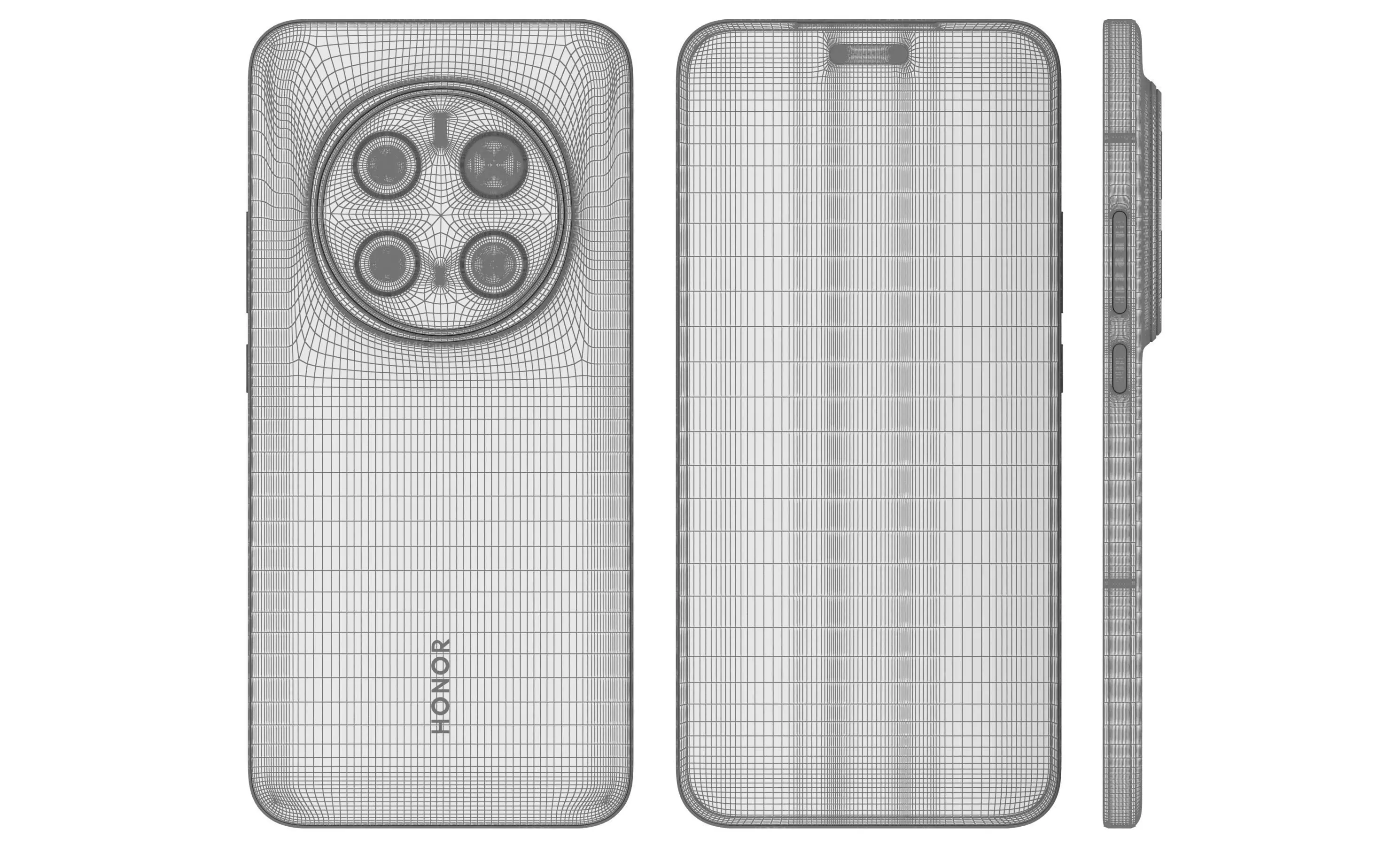 Honor Magic 7 Pro All Colors High Poly 3D model_37