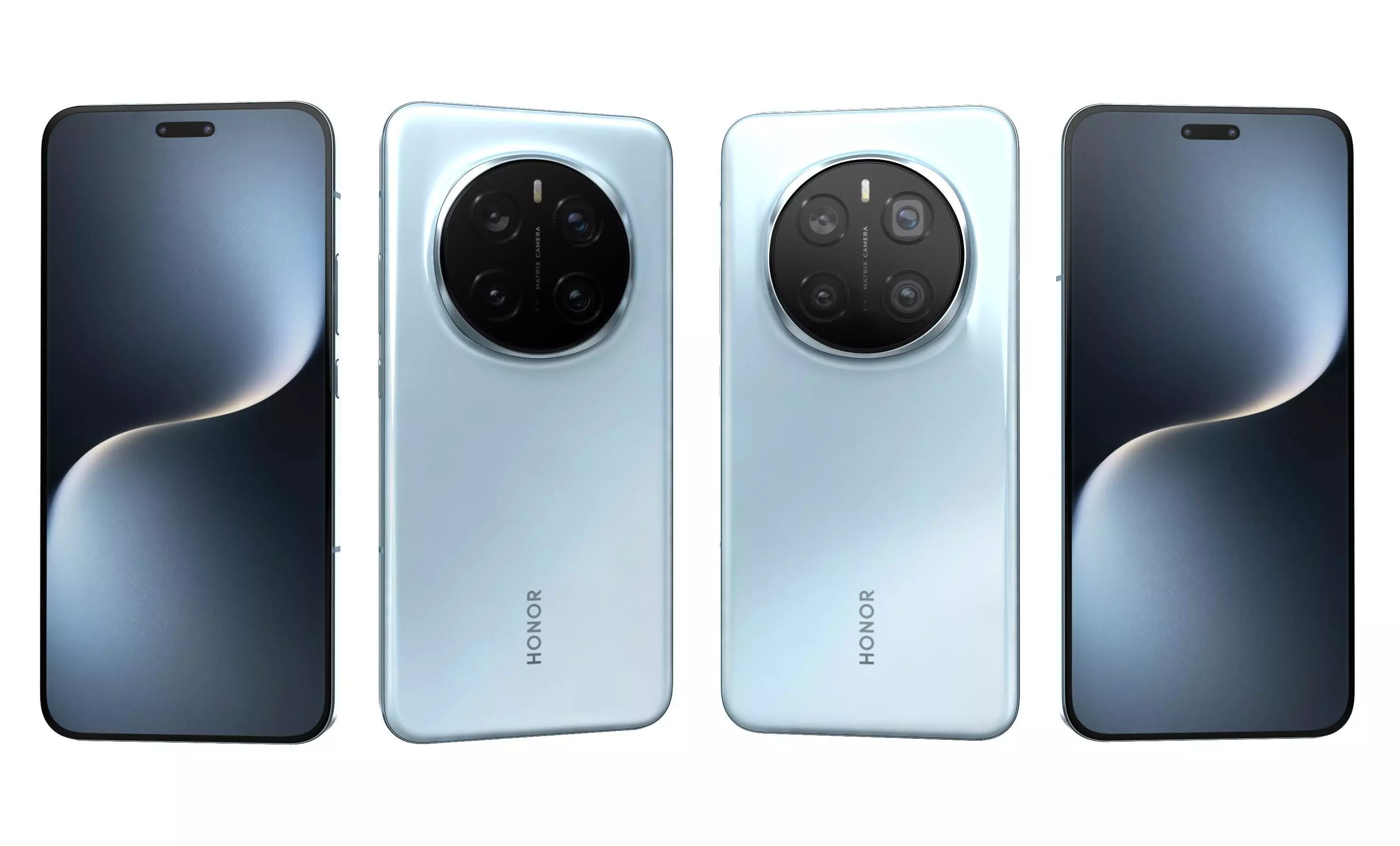 Honor Magic 7 Pro All Colors High Poly 3D model_7