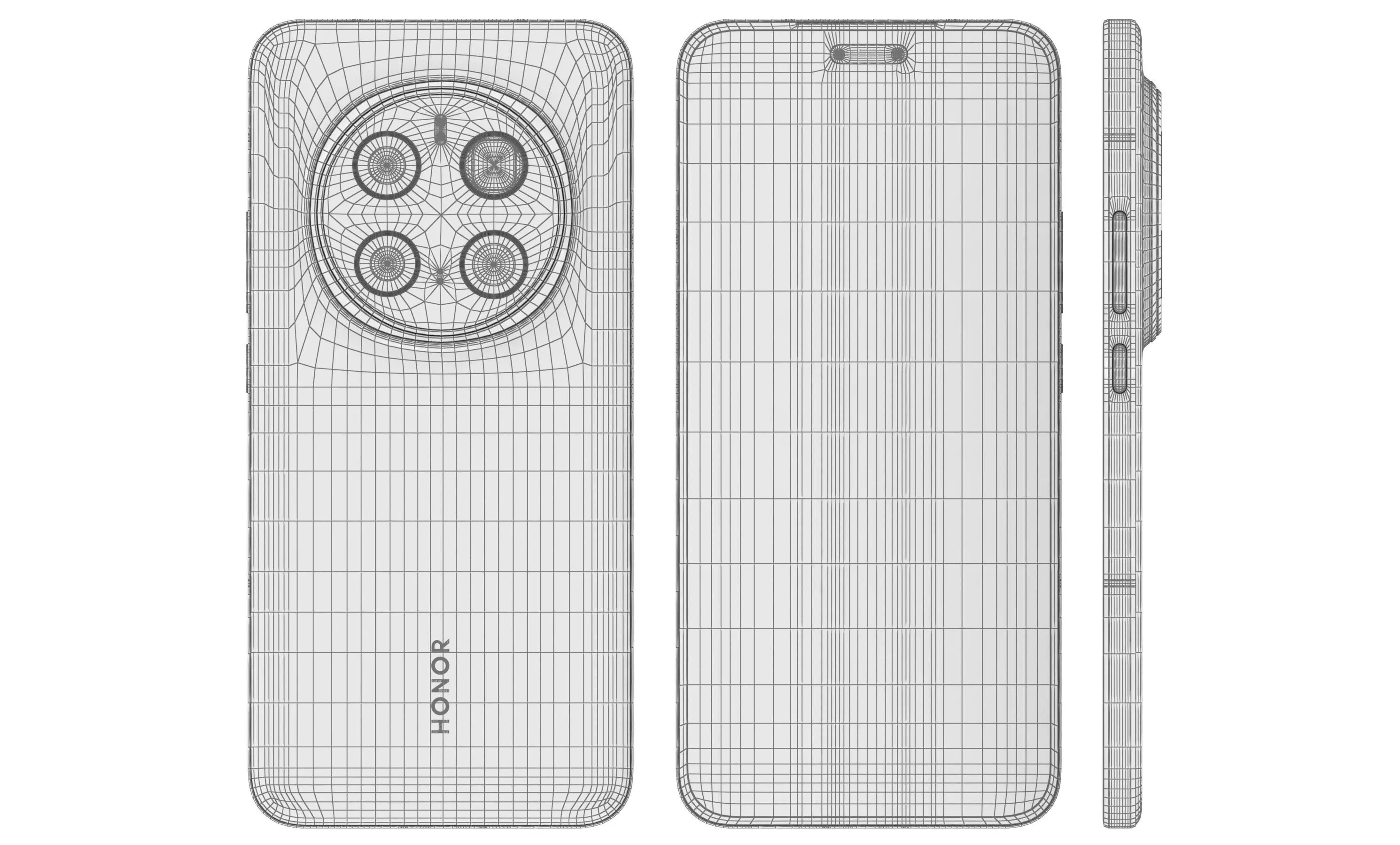 Honor Magic 7 Pro All Colors High Poly 3D model_36