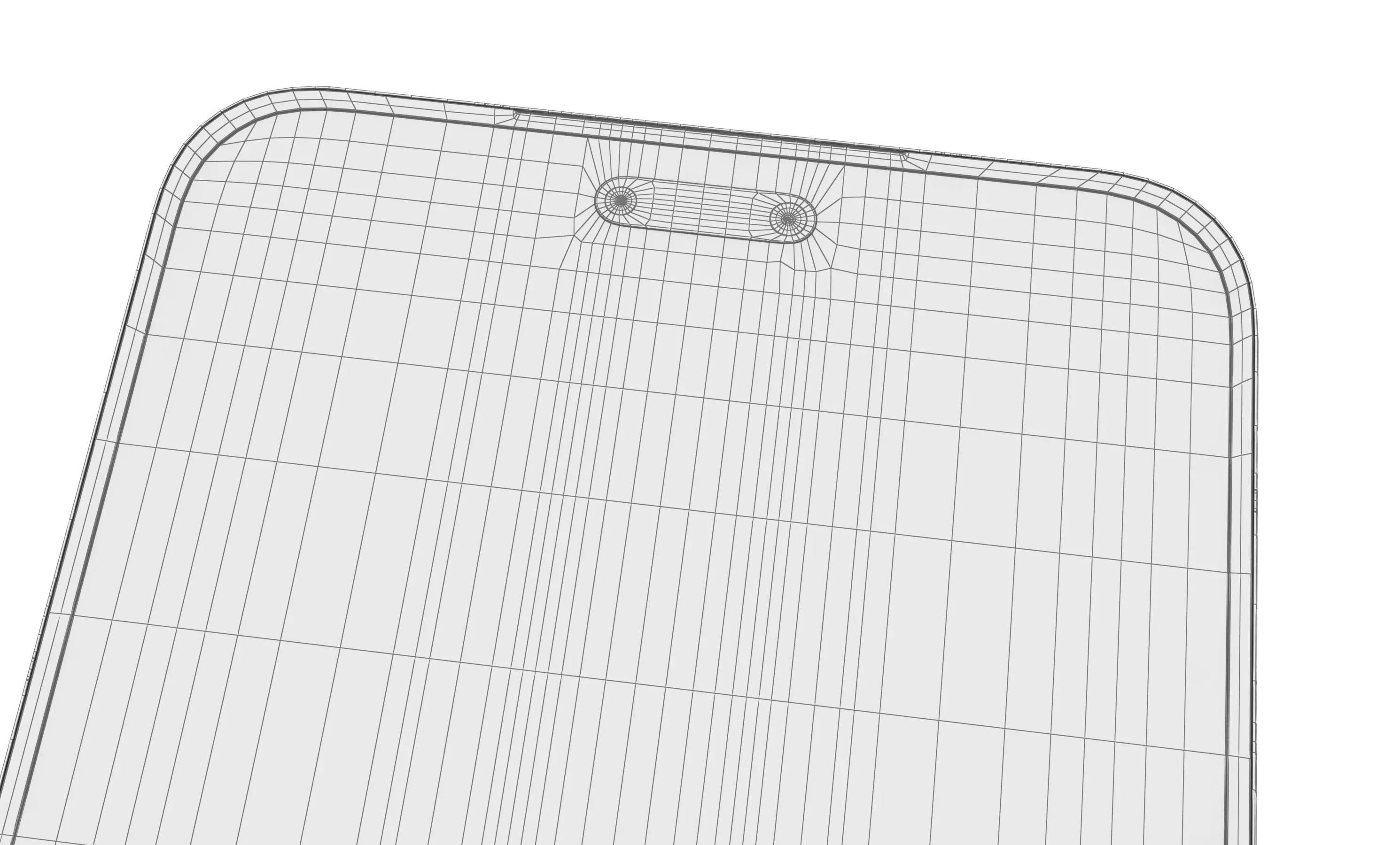 Honor Magic 7 Pro Snow White High Poly  3D model_18