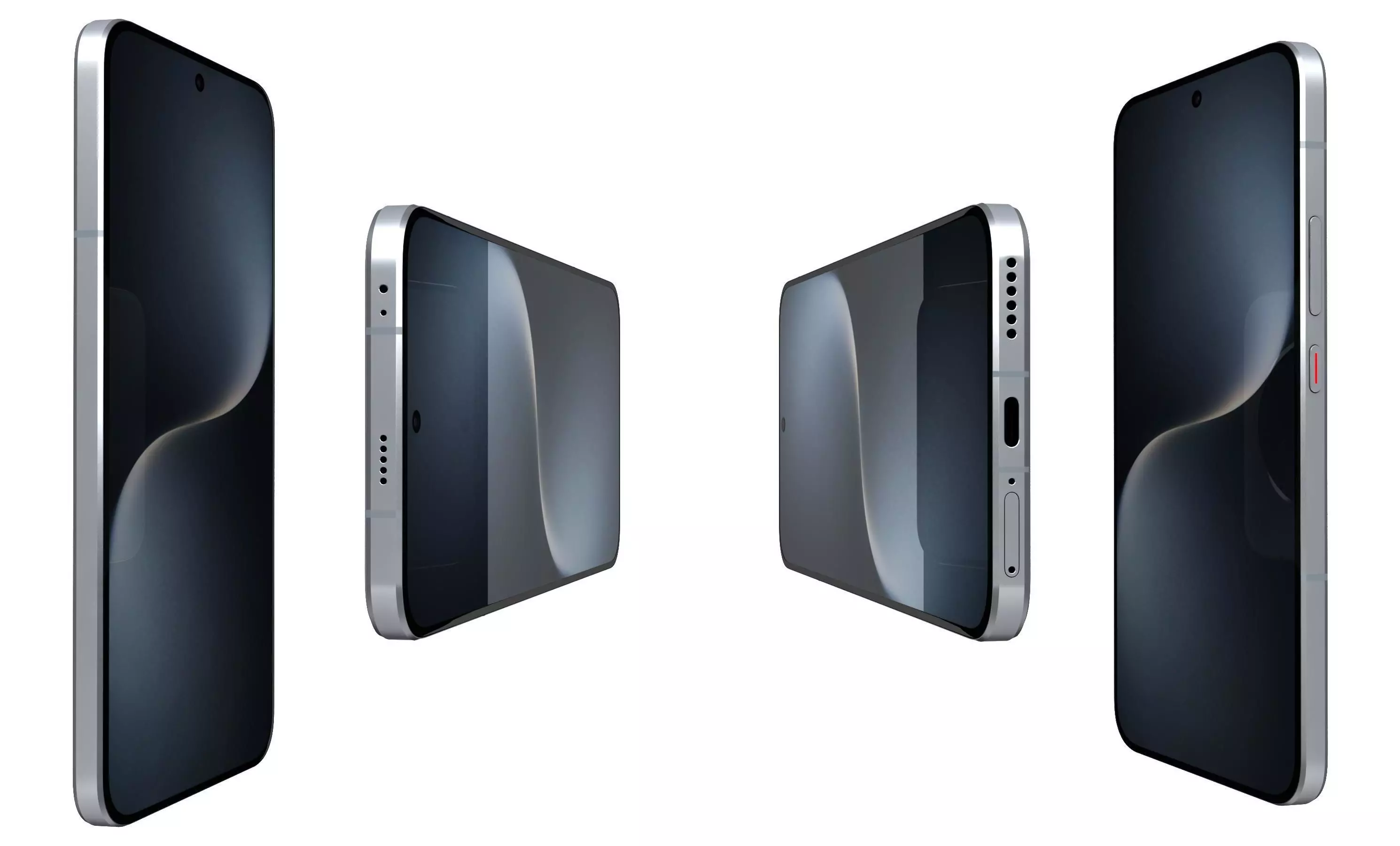 Honor Magic 7 Moon Shadow Gray High Poly 3D model_2