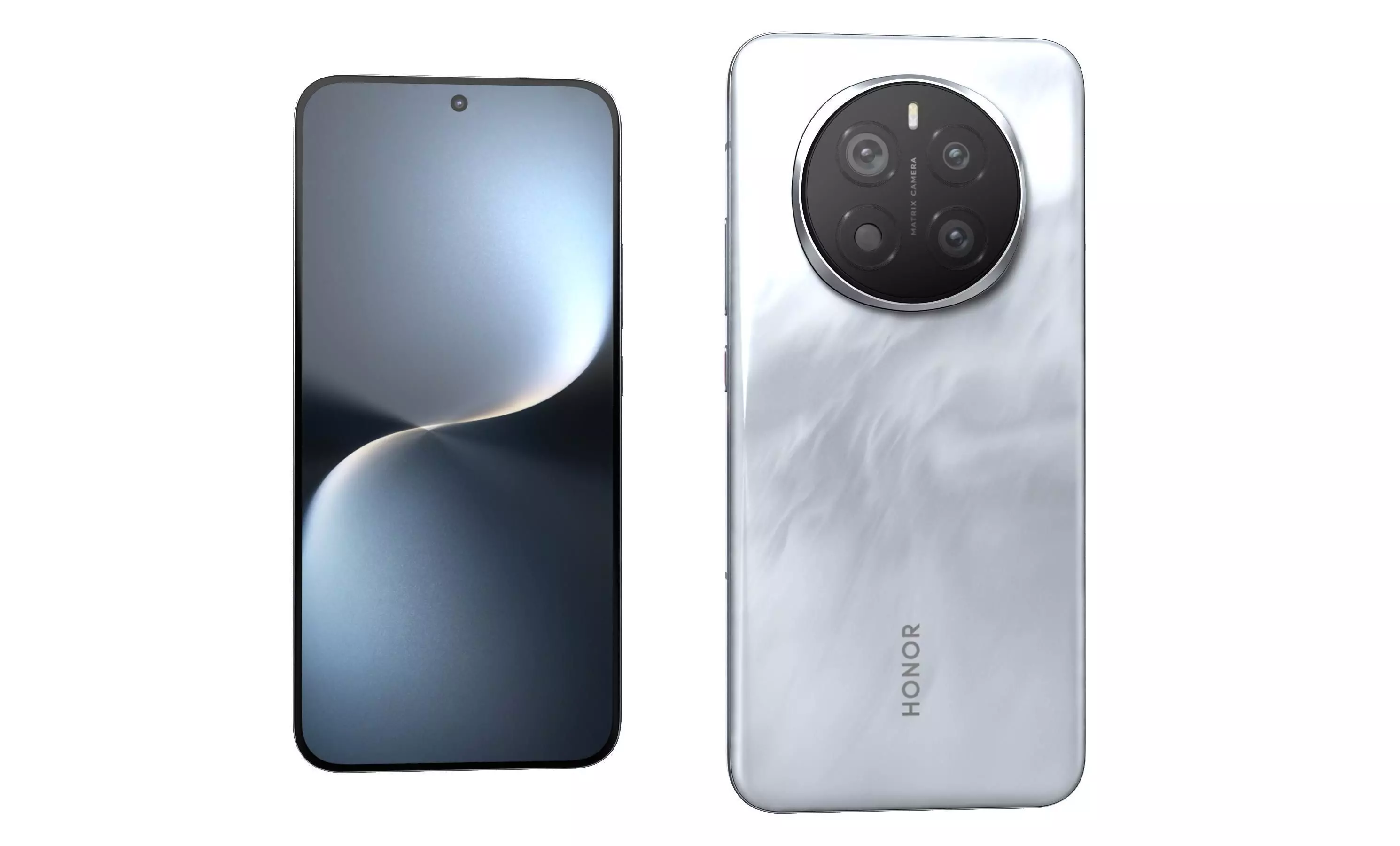 Honor Magic 7 Moon Shadow Gray High Poly 3D model_1