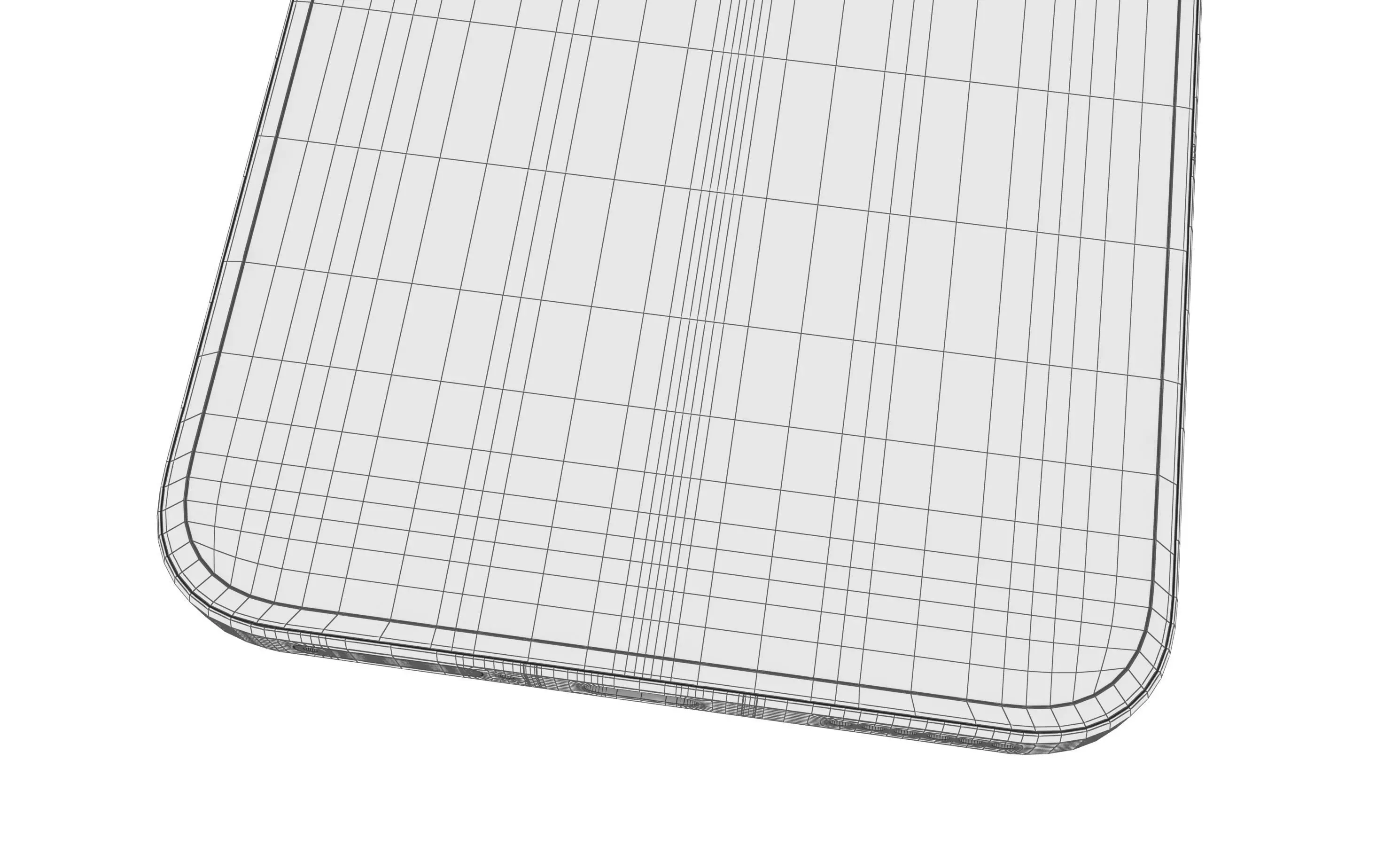 Honor Magic 7 Sky Blue High Poly 3D model_17